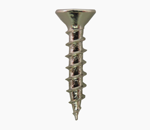 Quickscrews 6-13 X 5/8" Phillips Flat Large Head Coarse Thread Nickel Plated Screws (Head Od = .275) Part Number: 10737