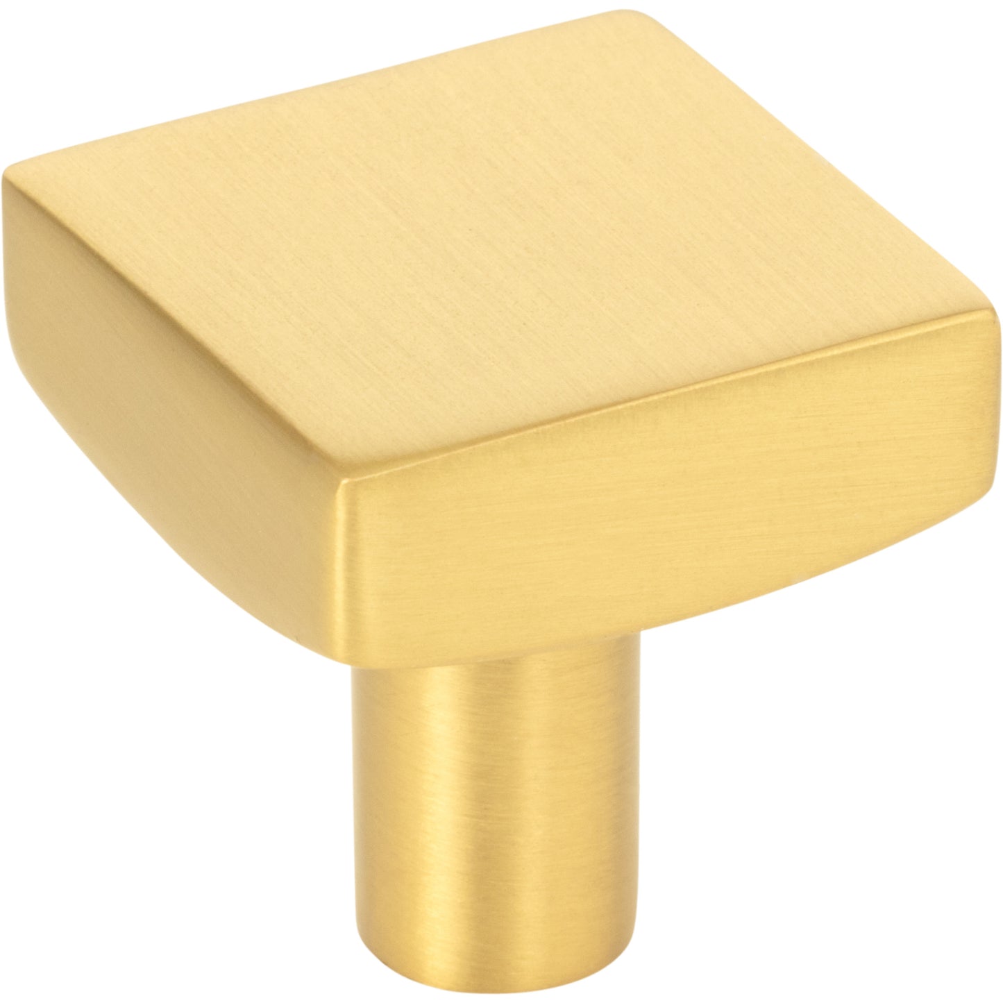 Jeffrey Alexander 1-1/8" Overall Length Square Dominique Cabinet Knob 845