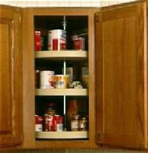 Rev-A-Shelf 18" Full Circle White 3 Tray W/36" Lower Shaft 6013-18-11-526