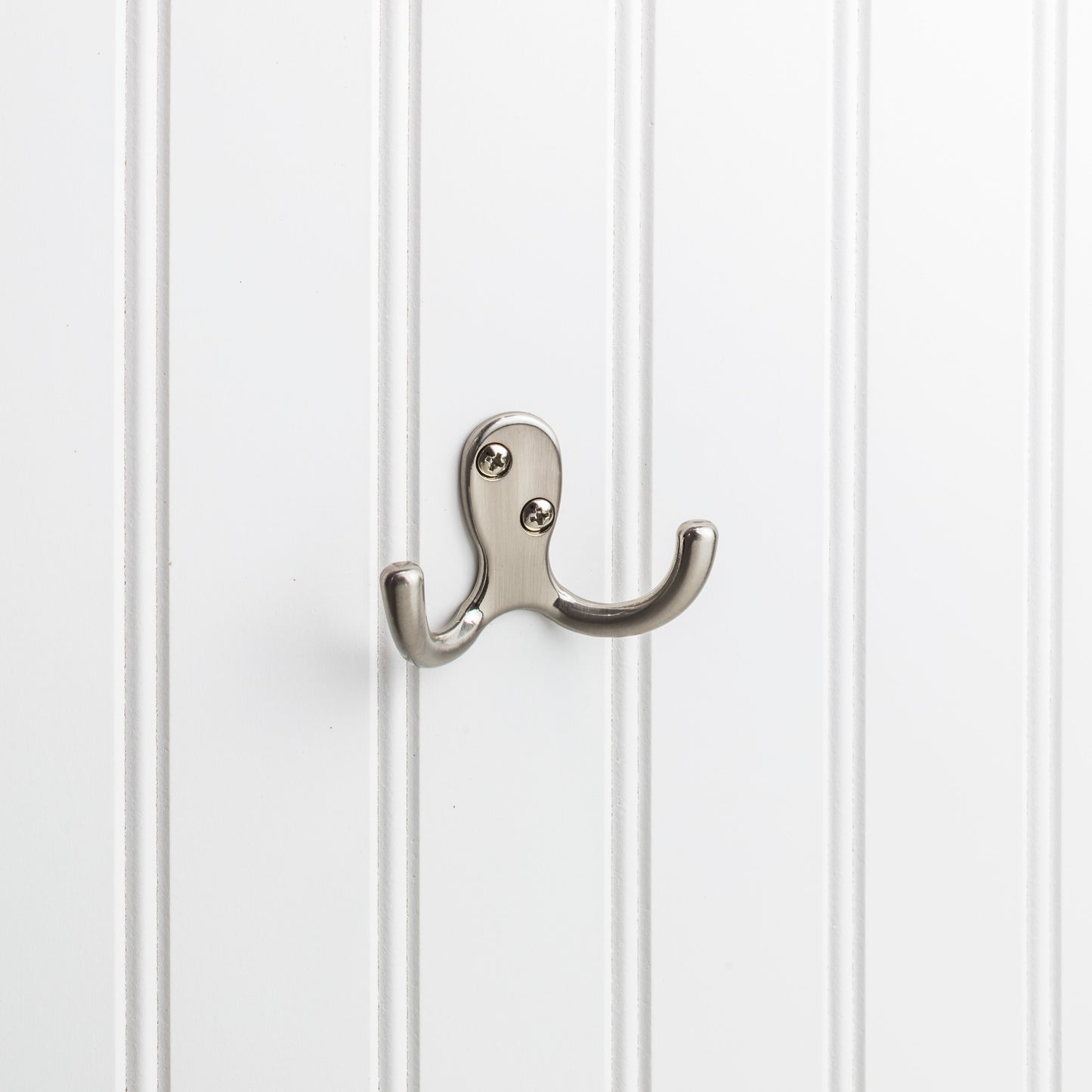Elements YD15-187 Hooks 1-7/8" Double zinc wall mount coat hook.