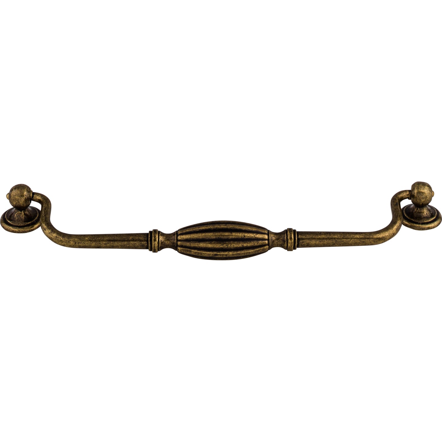 Top Knobs M140 Tuscany Drop Pull 8 13/16 Inch (c-c) German Bronze