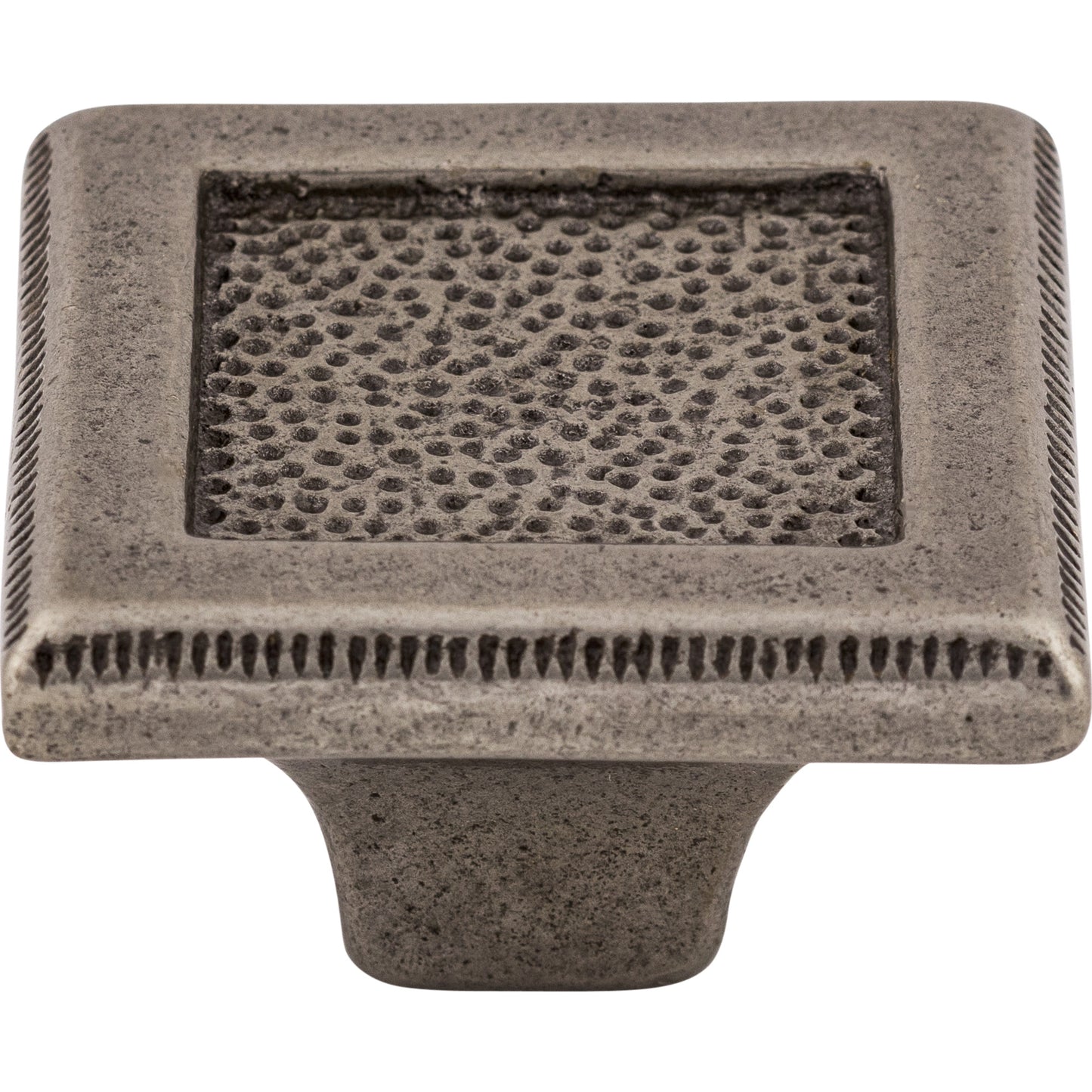 Top Knobs M1819 Square Inset Knob 2 Inch Cast Iron