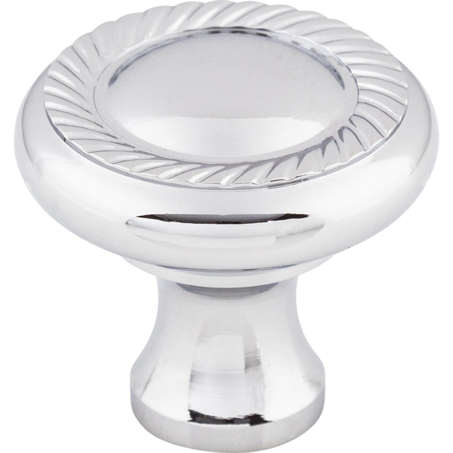Top Knobs M325 Swirl Cut Knob 1 1/4 Inch Polished Chrome