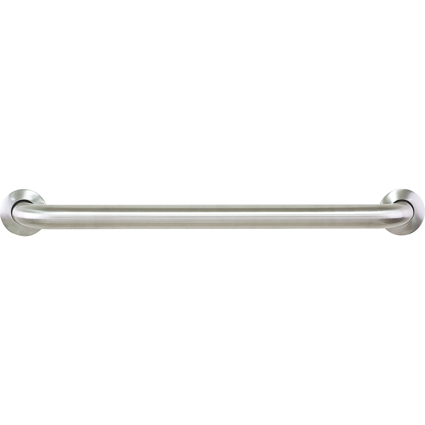 Elements GRAB Grab Bar Collection Grab Bar. 1-1/2" Diameter, 18/8 Stainless Steel, 3" Base Diameter, 1-1/2" wall clearance. Concealed Mount. For persons up to 500 lb Installation Hardware and Instructions Included.Meets ADA requirements.