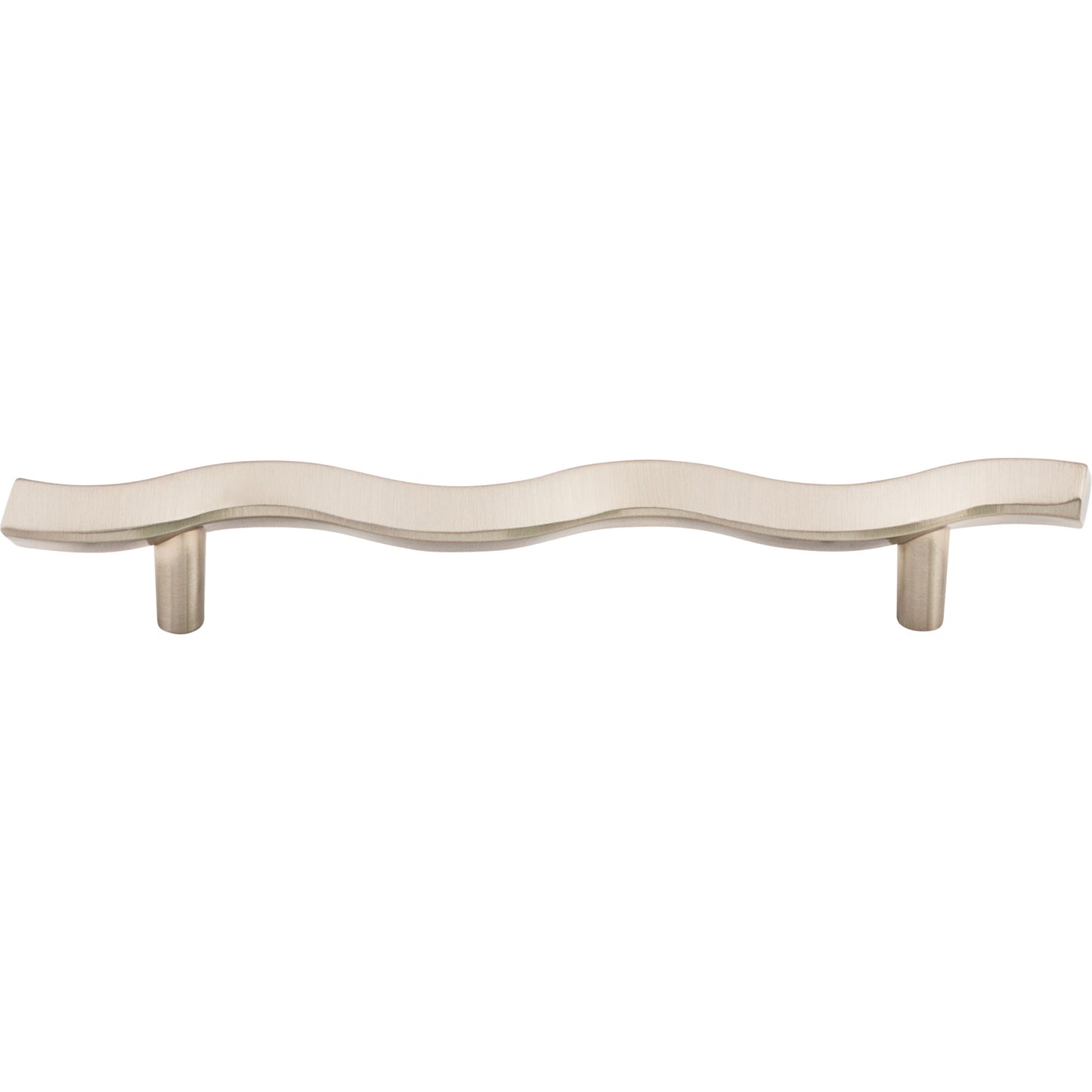 Top Knobs M417 Wave Pull 5 1/16 Inch (c-c) Brushed Satin Nickel