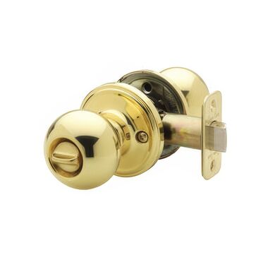 Copper Creek BK2030 Ball Door Knob, Privacy Function, 1 Pack