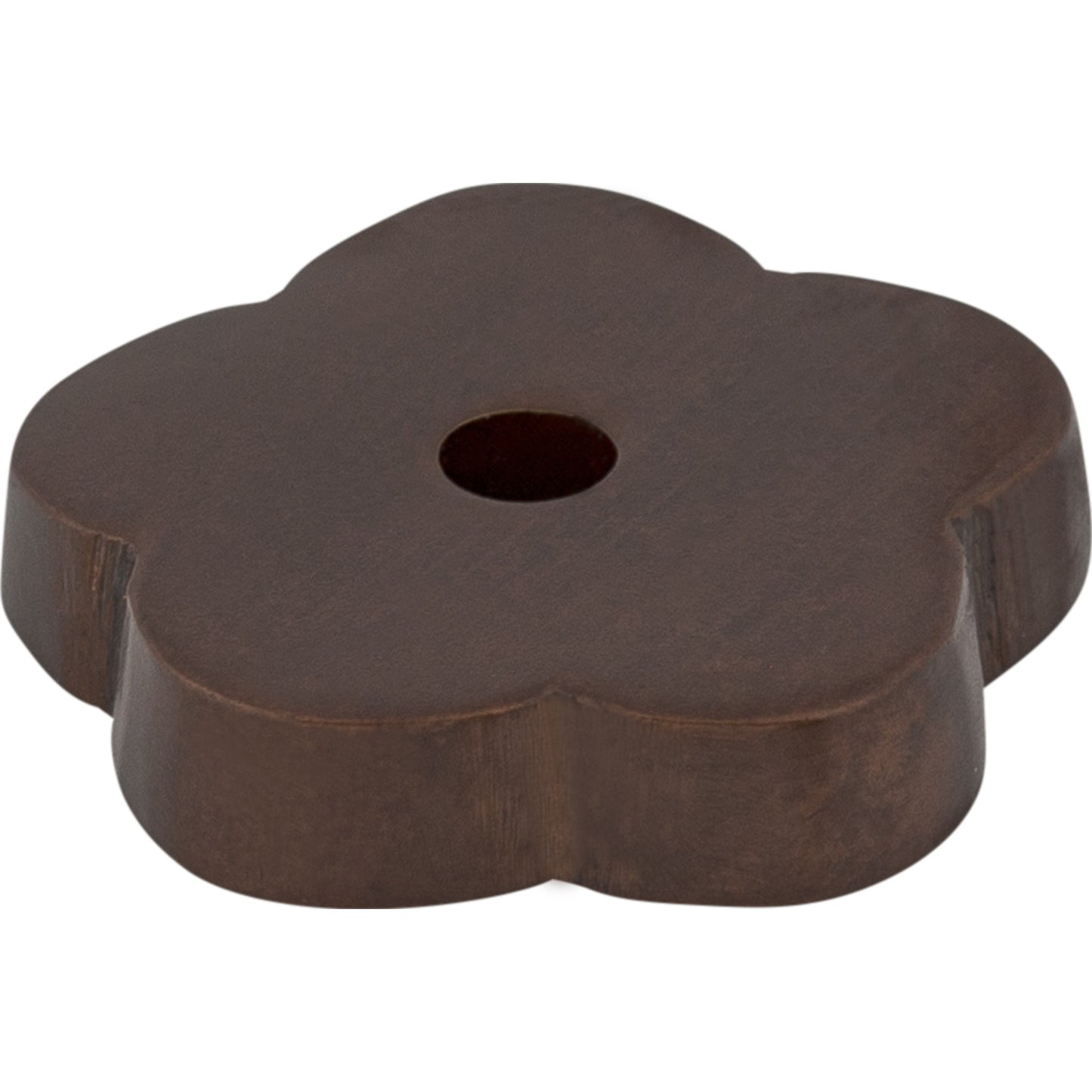 Top Knobs M1428 Aspen Flower Backplate 1 Inch Mahogany Bronze