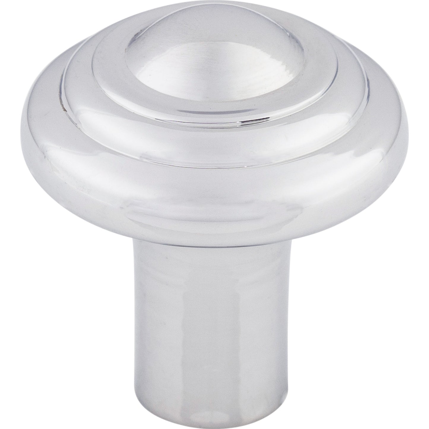Top Knobs M2033 Aspen II Button Knob 1 1/4 Inch Polished Chrome