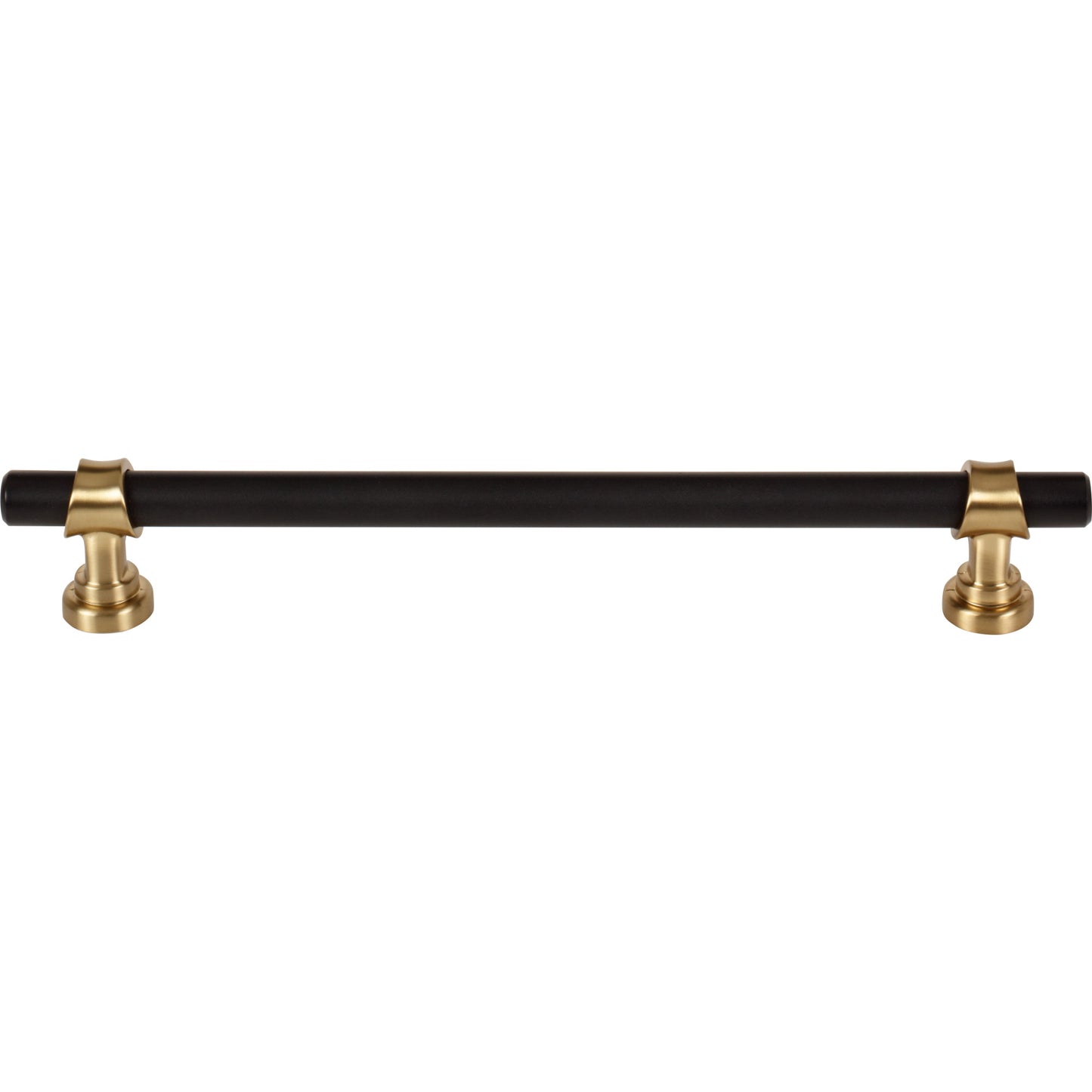 Top Knobs M2740 Bit Pull 7 9/16 Inch (c-c) Flat Black and Honey Bronze