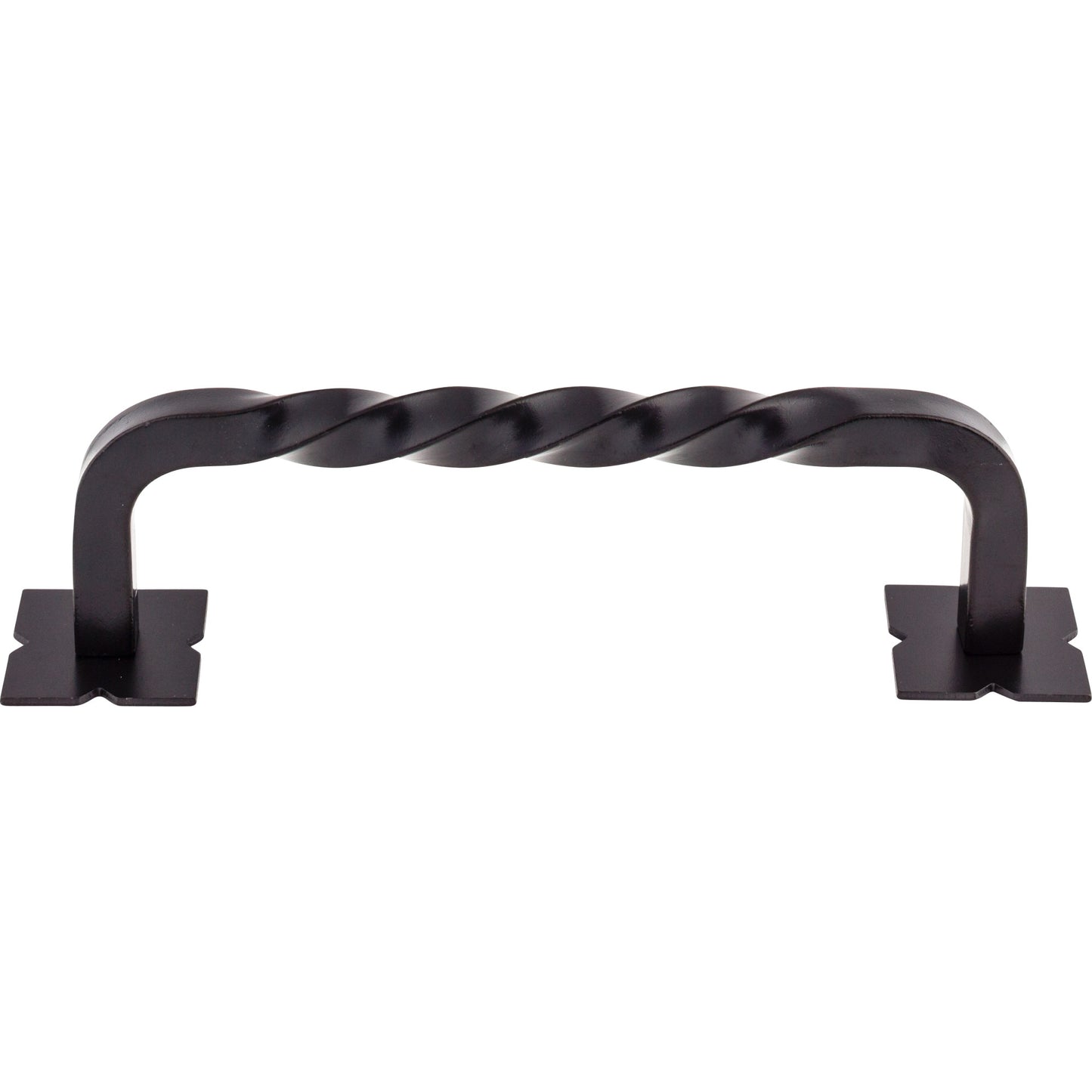 Top Knobs M1246-8 Twist Appliance Pull 8 Inch (c-c) Patina Black