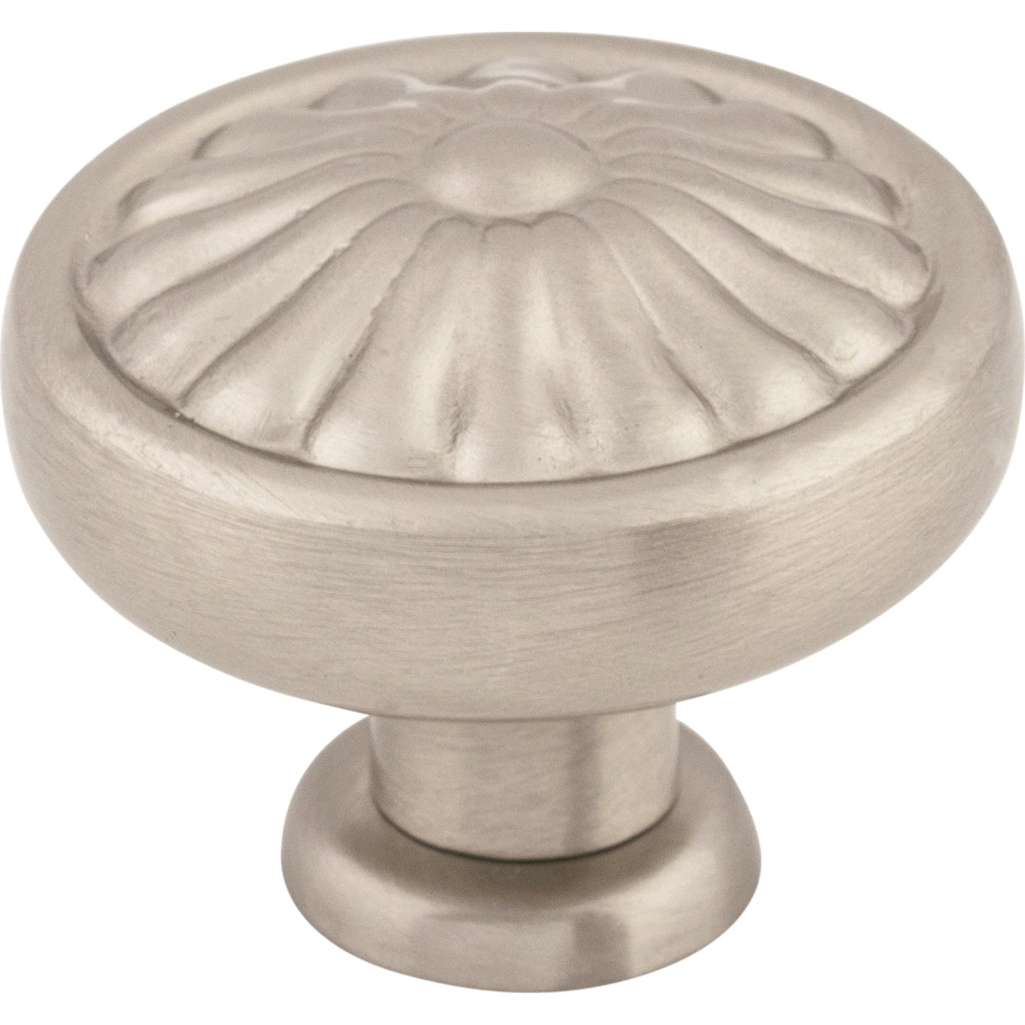 Top Knobs M1599 Flower Knob 1 1/4 Inch Brushed Satin Nickel