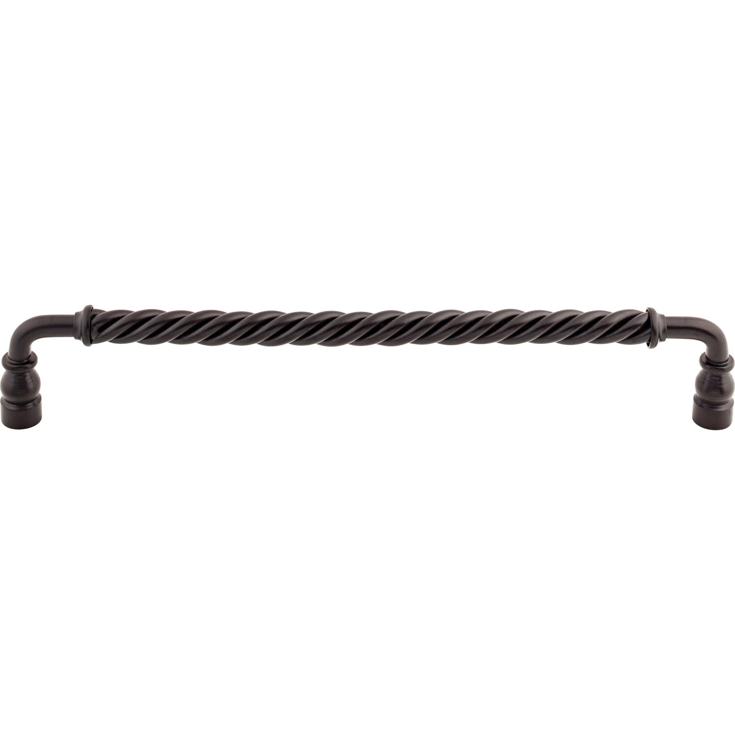 Top Knobs M677 Twisted Bar Pull 12 Inch (c-c) Patina Black