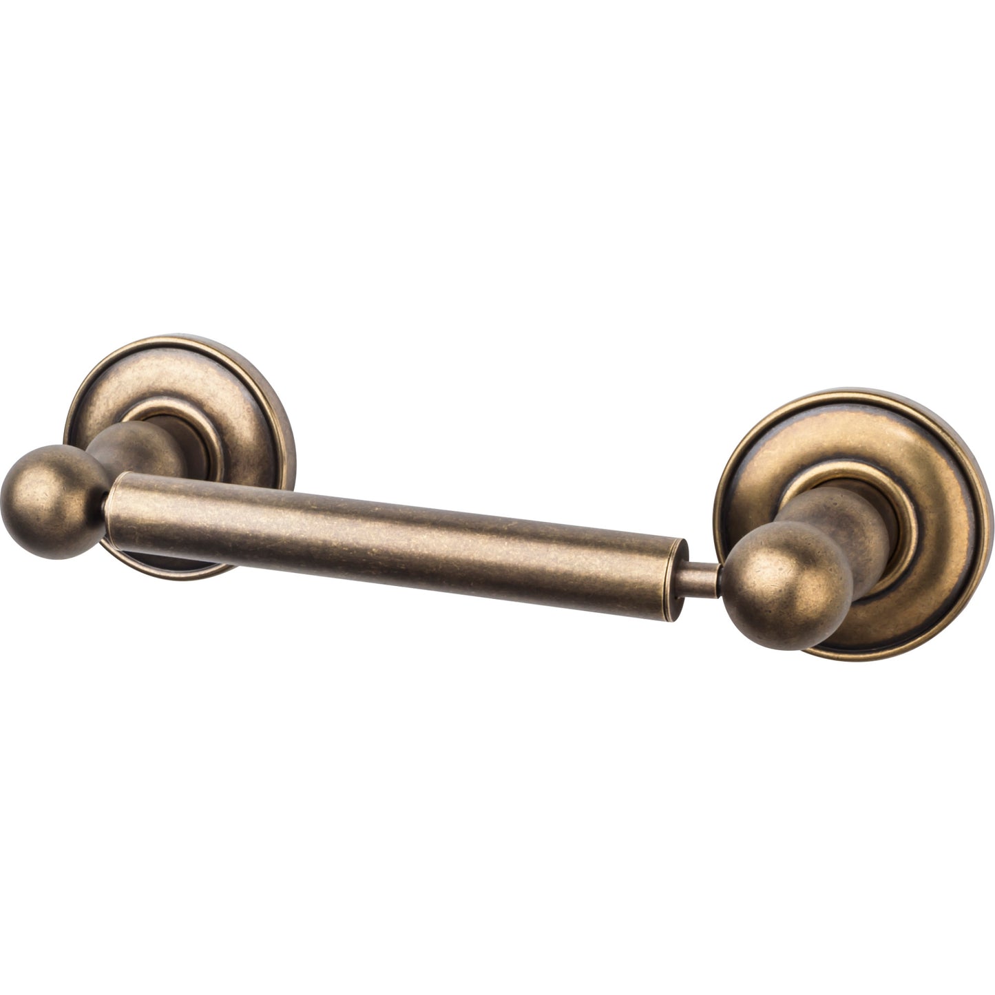 Top Knobs ED3GBZD Edwardian Bath Tissue Holder Plain Backplate German Bronze