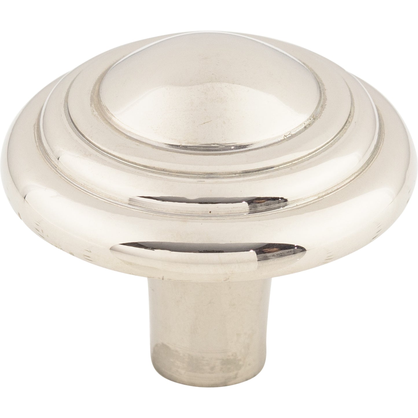 Top Knobs M2037 Aspen II Button Knob 1 3/4 Inch Polished Nickel