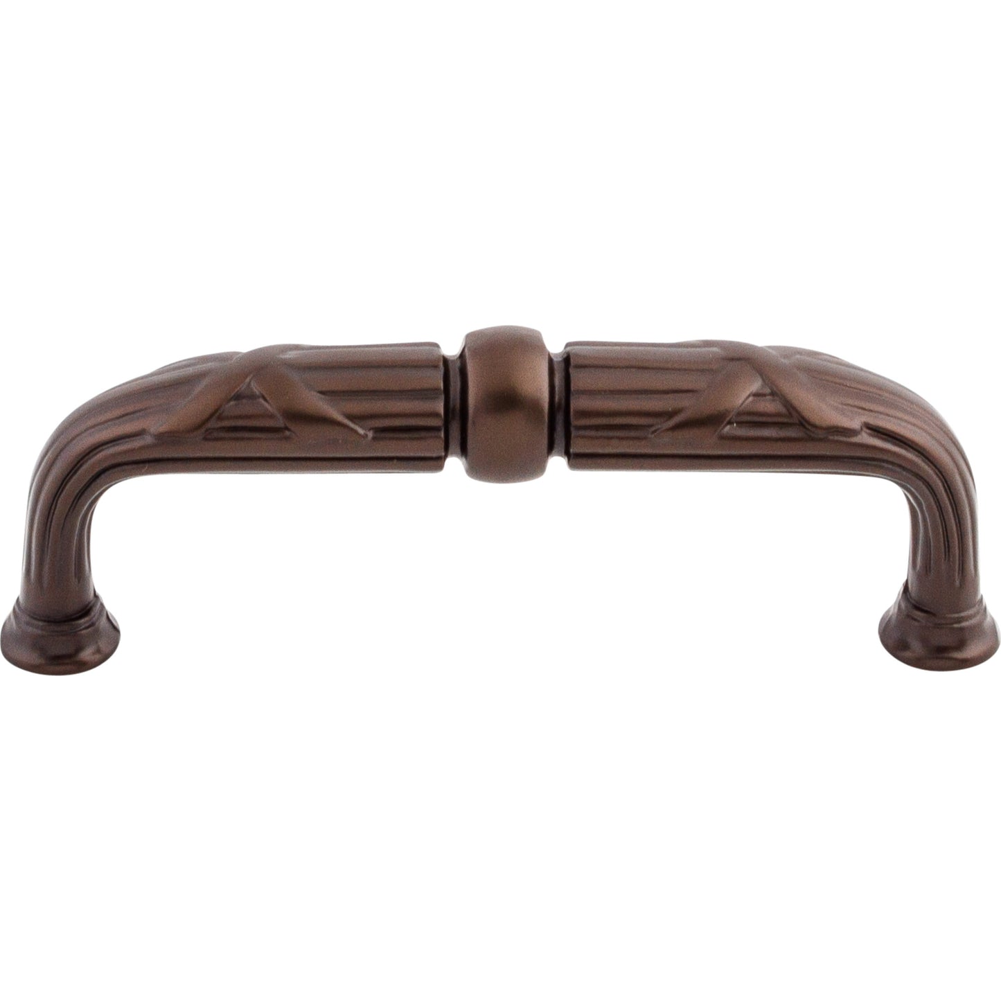 Top Knobs M937 Ribbon & Reed D Pull 3 3/4 Inch (c-c) Oil Rubbed Bronze