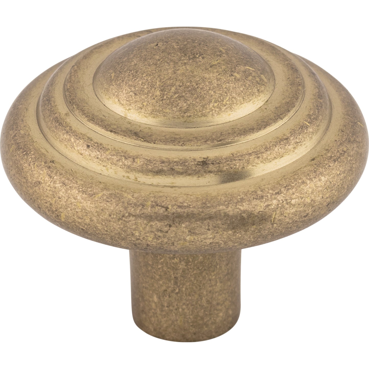 Top Knobs M1476 Aspen Button Knob 1 3/4 Inch Light Bronze