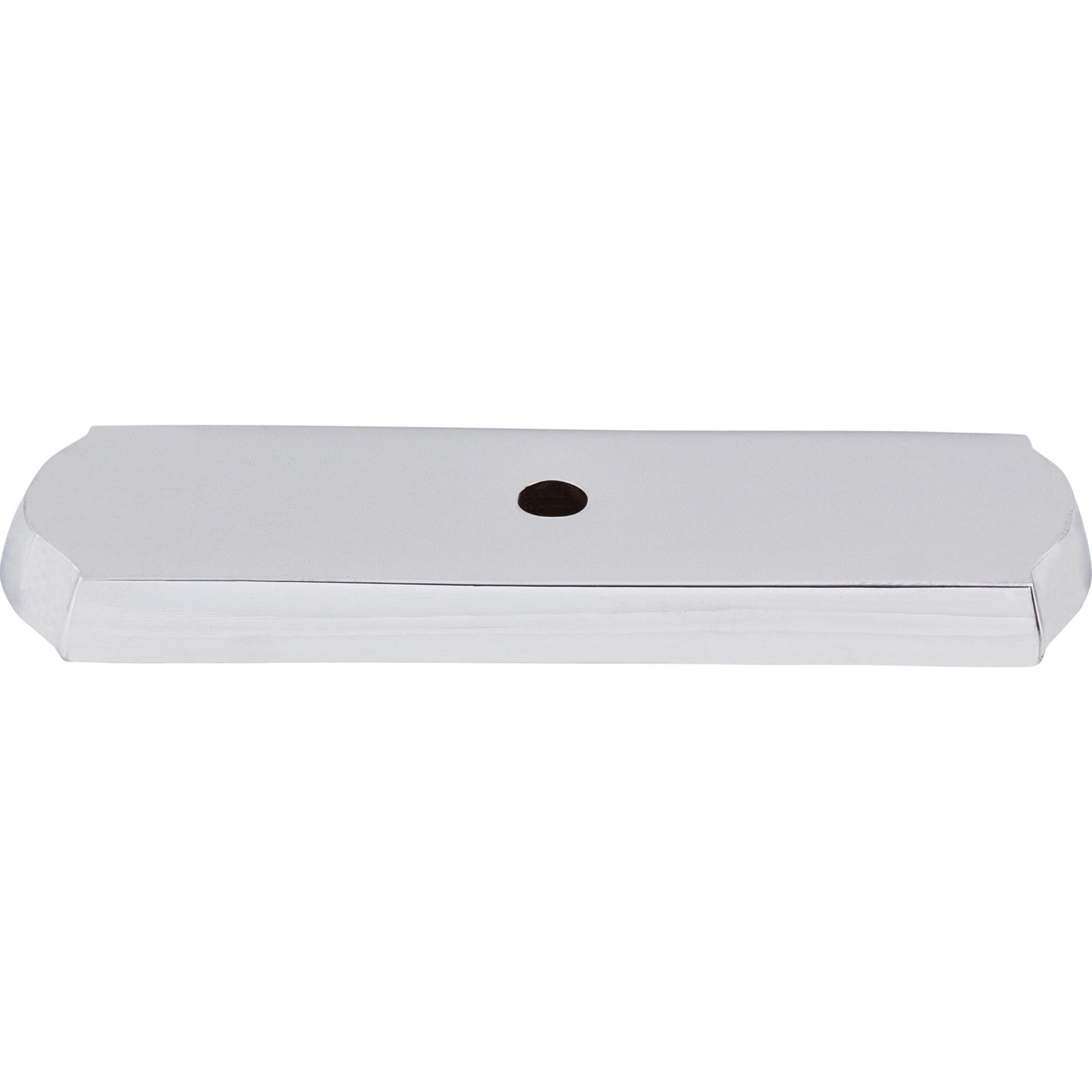 Top Knobs M2009 Aspen II Rectangle Backplate 2 1/2 Inch Polished Chrome