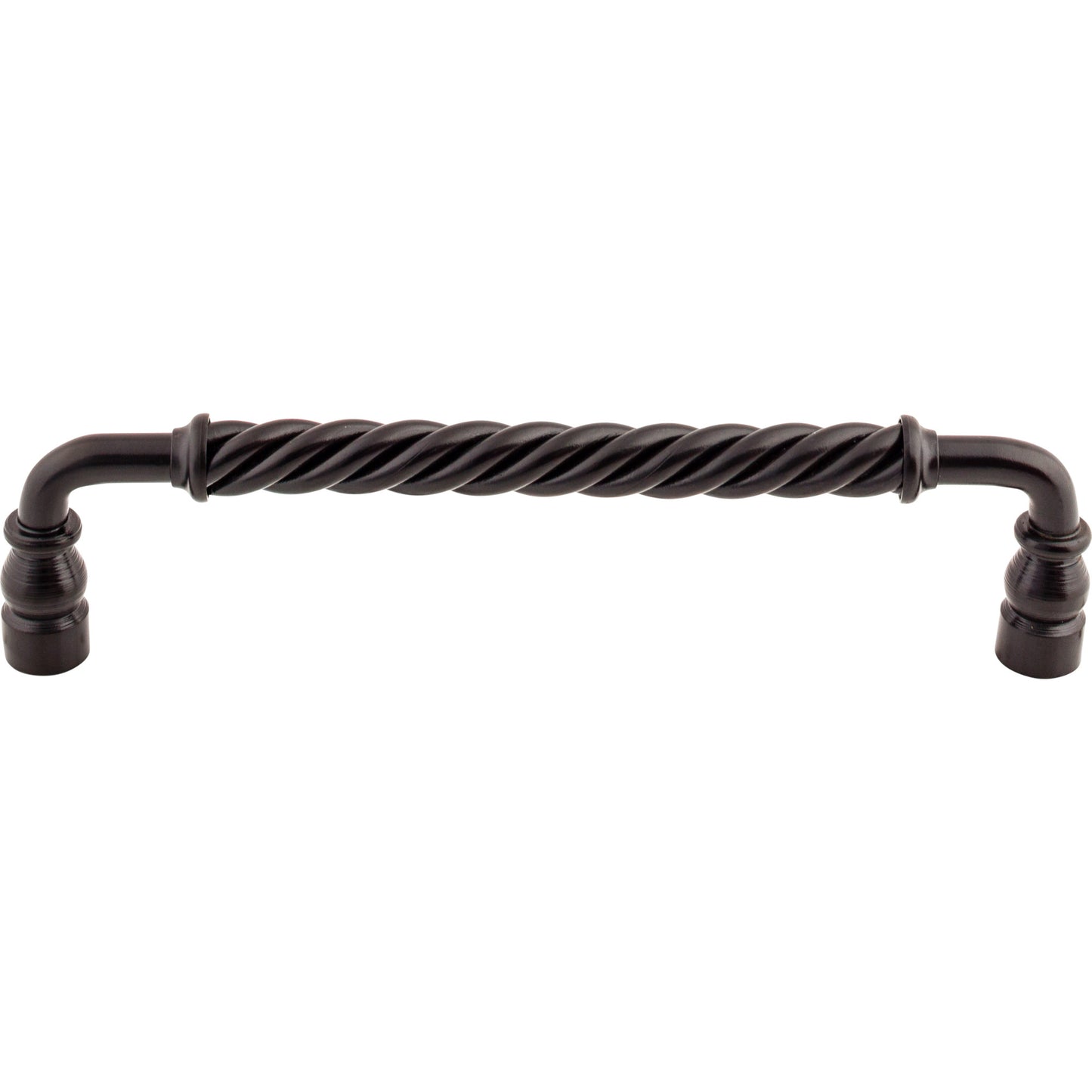 Top Knobs M674 Twisted Bar Pull 8 Inch (c-c) Patina Black