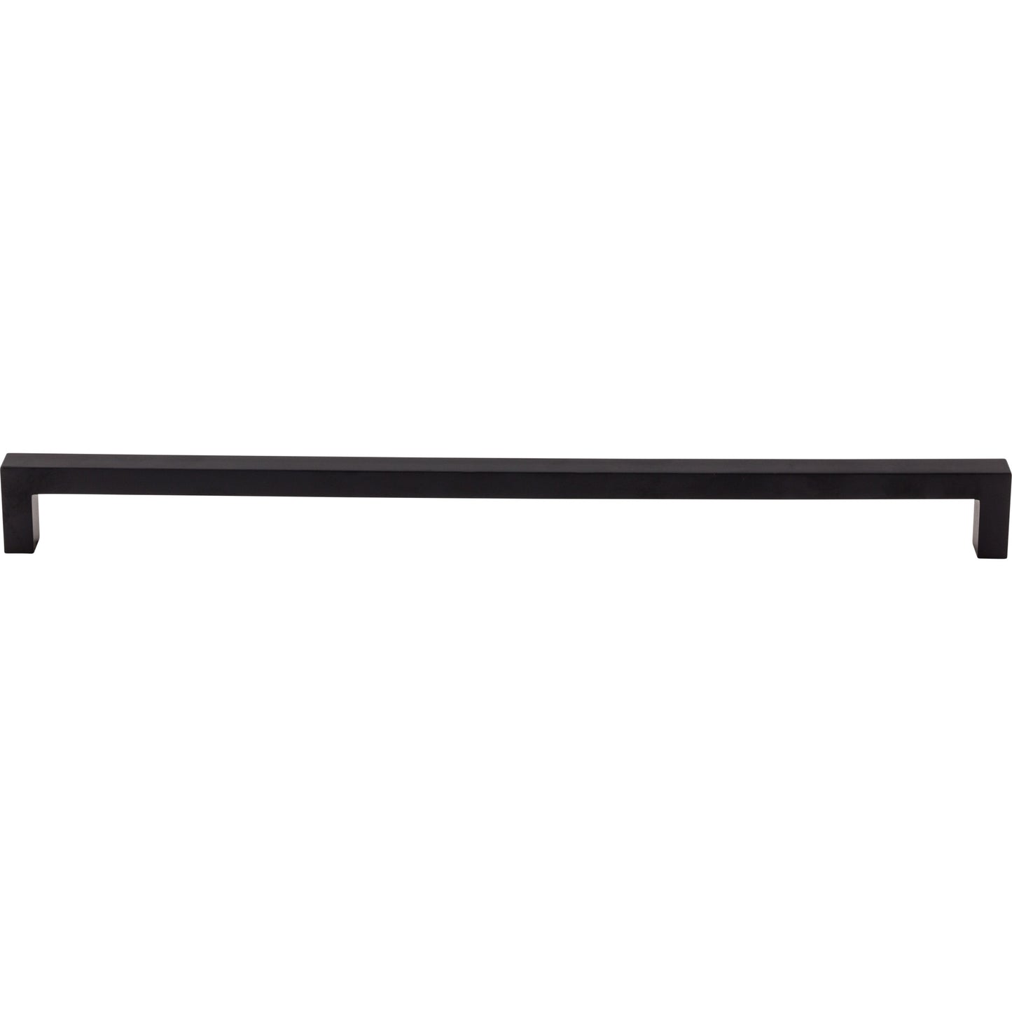 Top Knobs M2139 Square Bar Pull 17 5/8 Inch (c-c) Flat Black