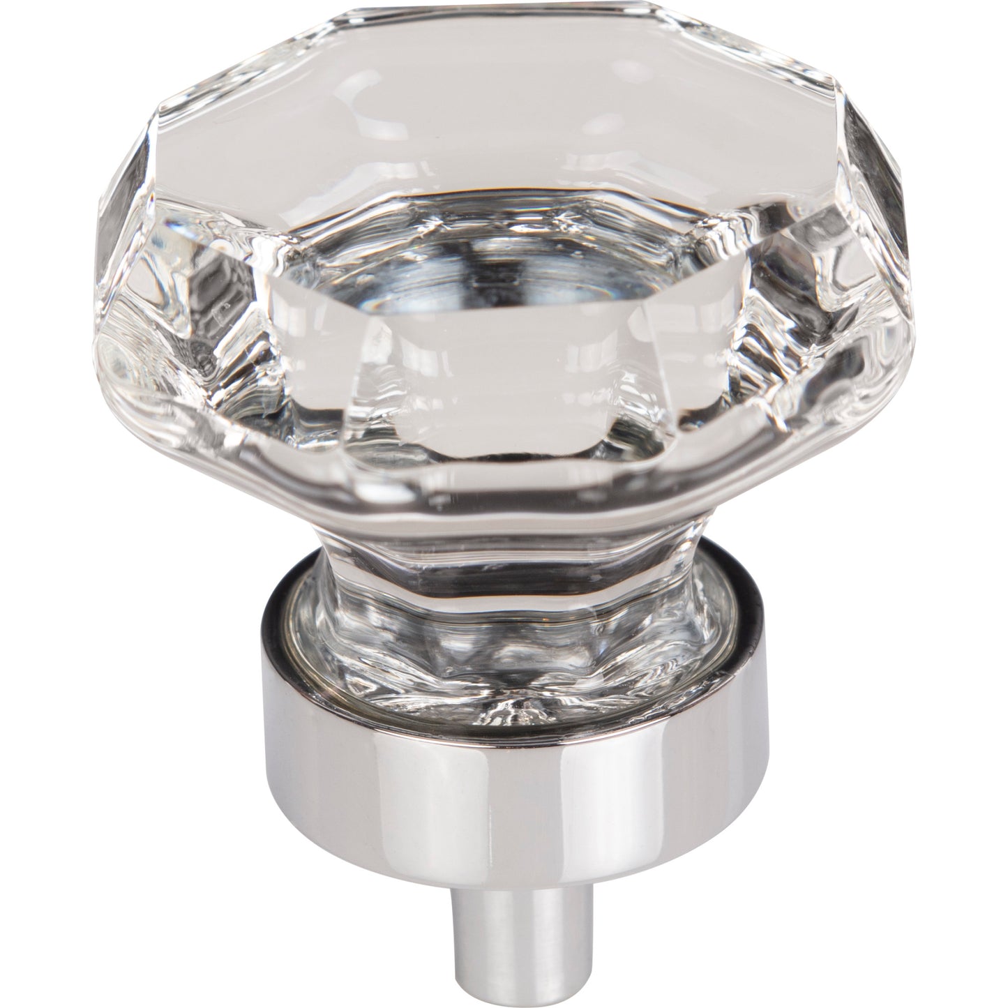 Top Knobs TK128 Clear Octagon Crystal Knob 1 3/8 Inch