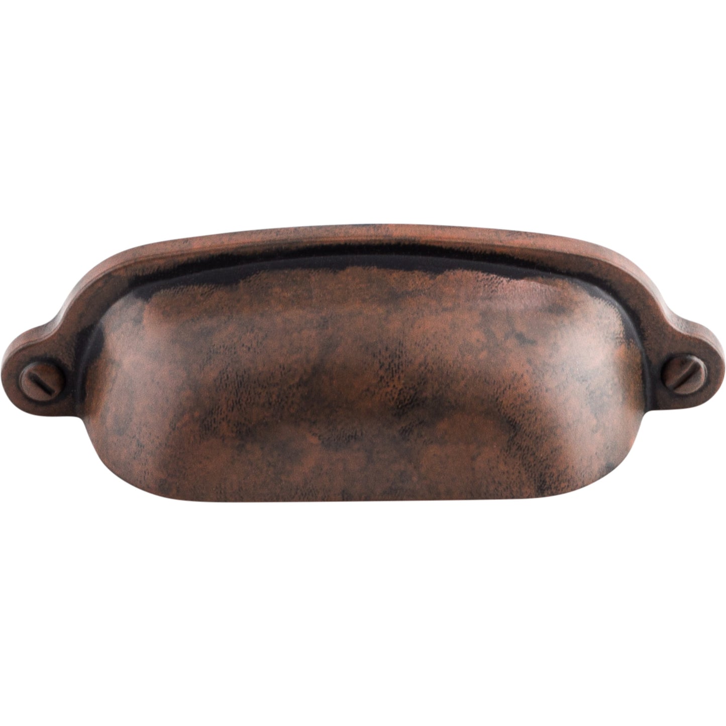 Top Knobs M1210 Charlotte Cup Pull 2 9/16 Inch (c-c) Patina Rouge