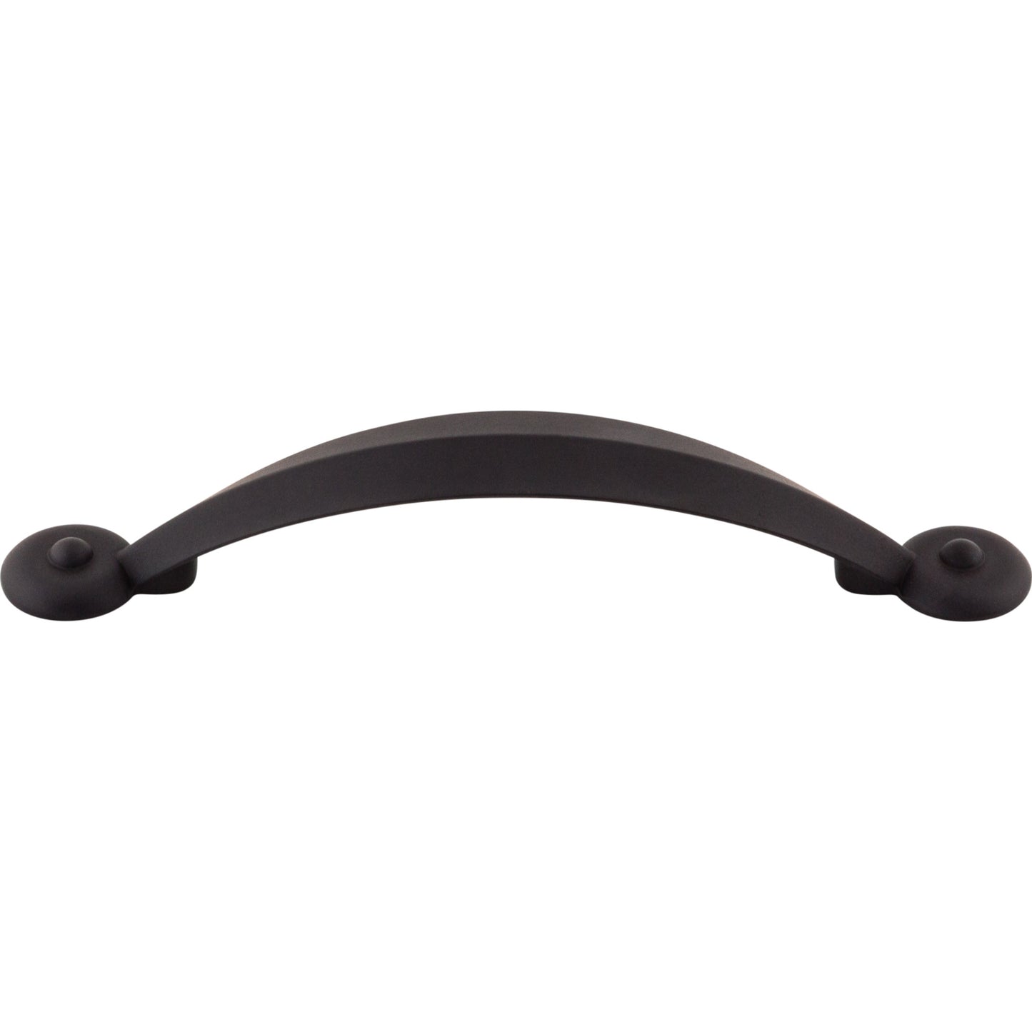 Top Knobs M1678 Angle Pull 3 3/4 Inch (c-c) Flat Black