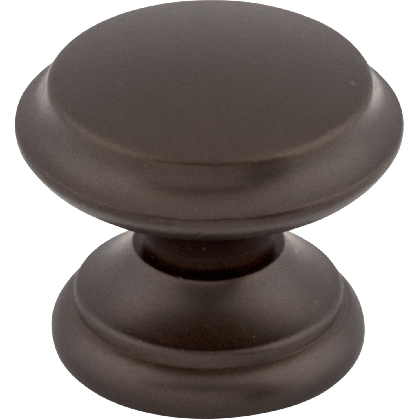 Top Knobs M1230 Flat Top Knob 1 3/8 Inch Oil Rubbed Bronze