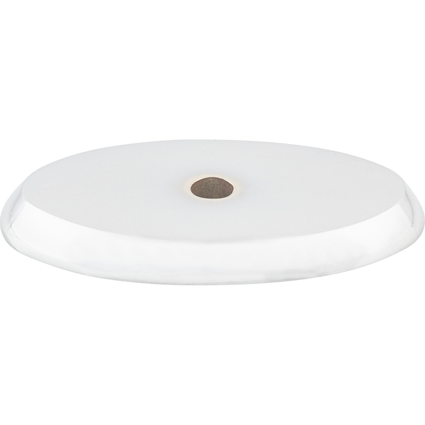 Top Knobs M2015 Aspen II Oval Backplate 1 3/4 Inch Polished Chrome