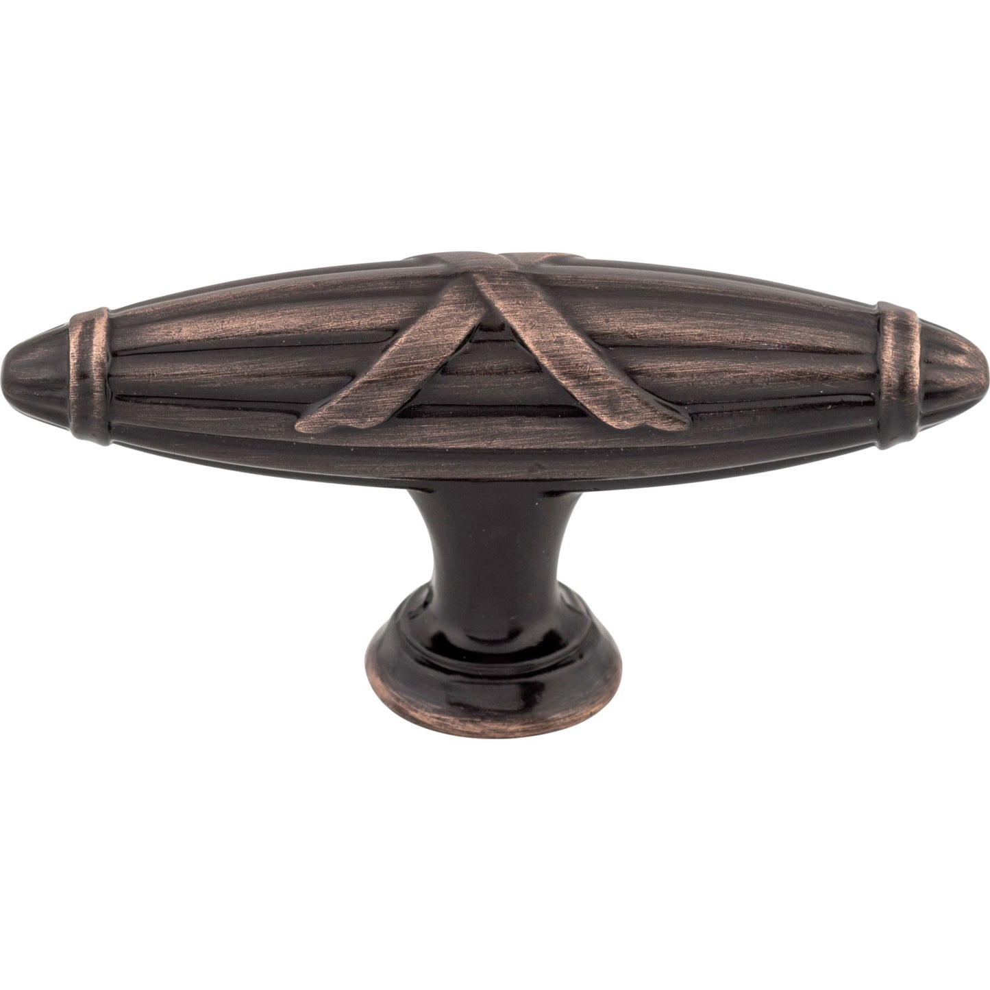 Top Knobs M1646 Ribbon & Reed T-Pull 2 3/4 Inch Tuscan Bronze