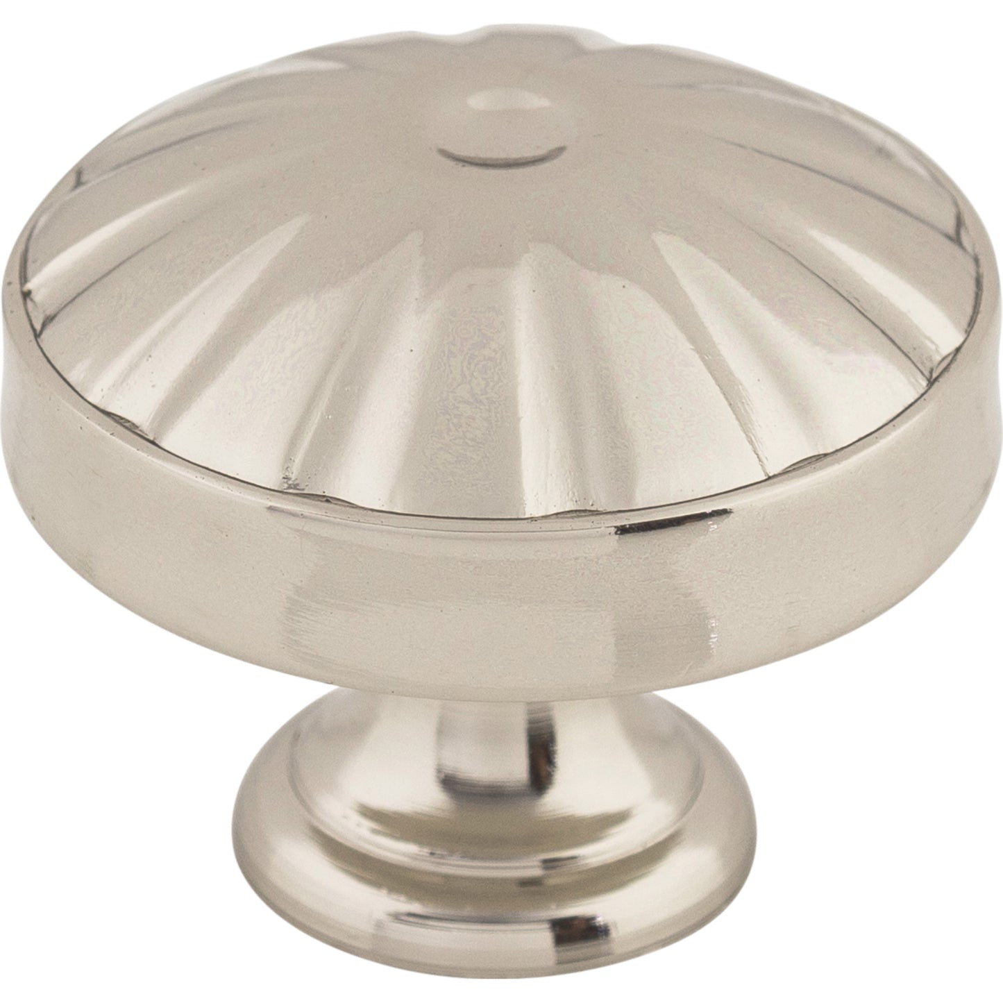 Top Knobs M1611 Hudson Knob 1 1/4 Inch Polished Nickel