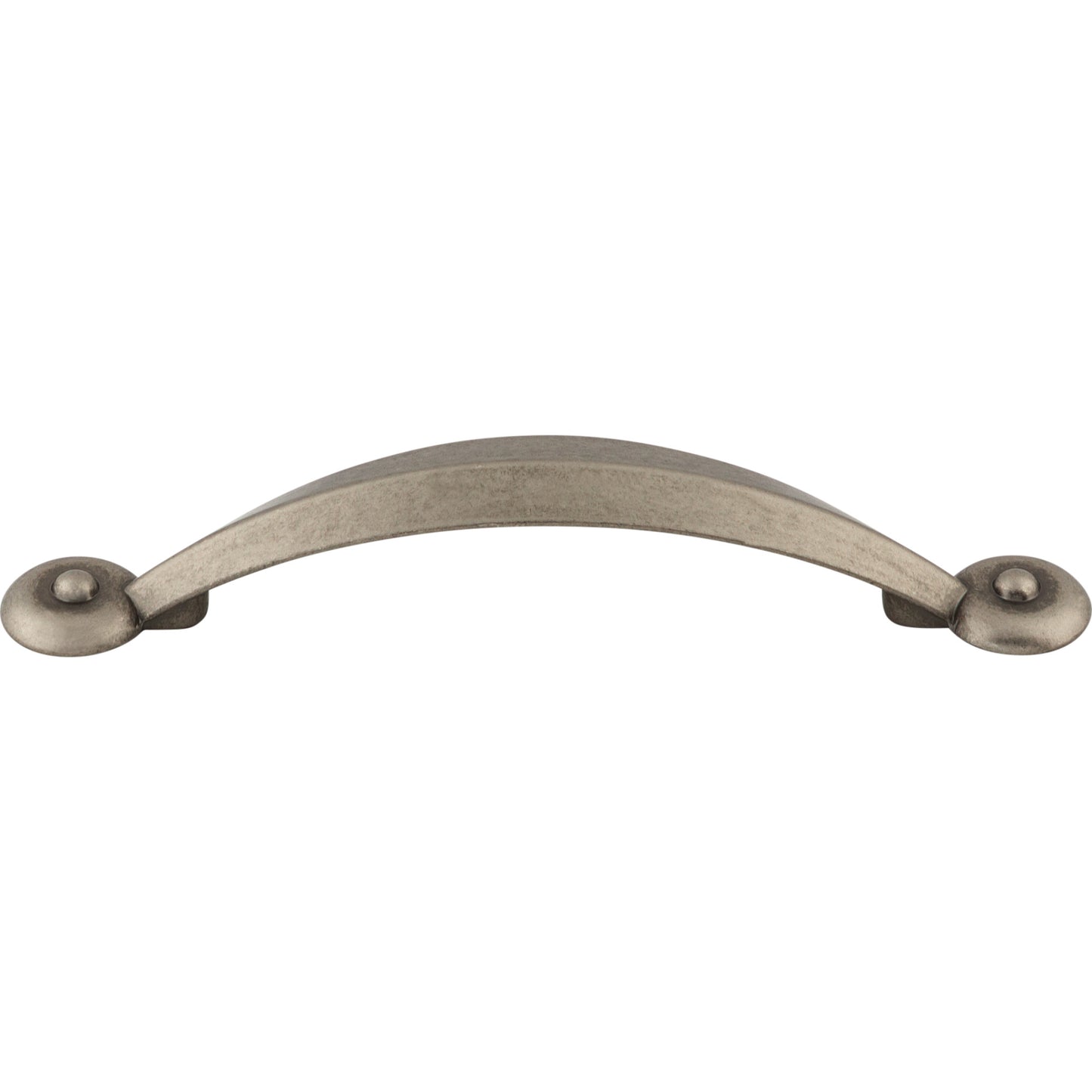 Top Knobs M1238 Angle Pull 3 3/4 Inch (c-c) Pewter Antique