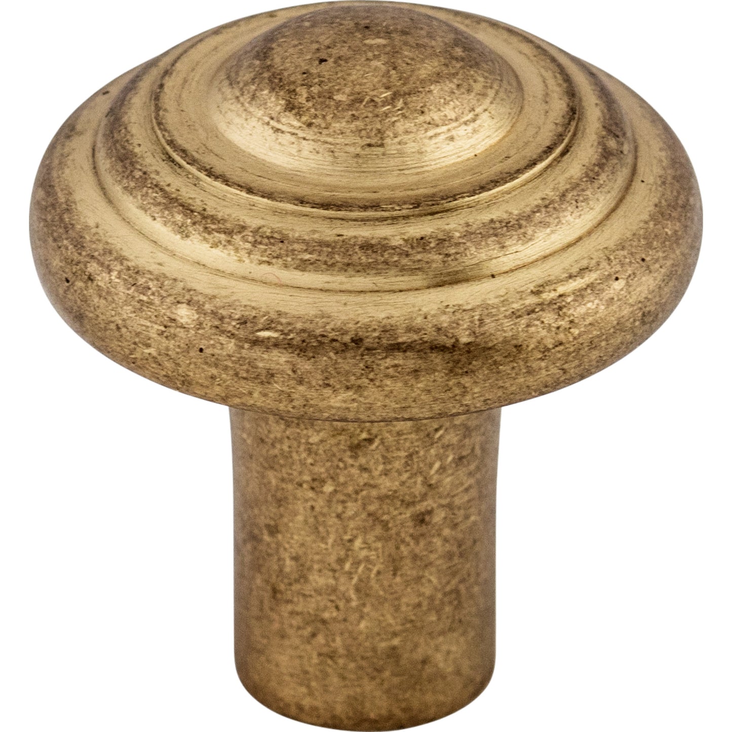 Top Knobs M1471 Aspen Button Knob 1 1/4 Inch Light Bronze