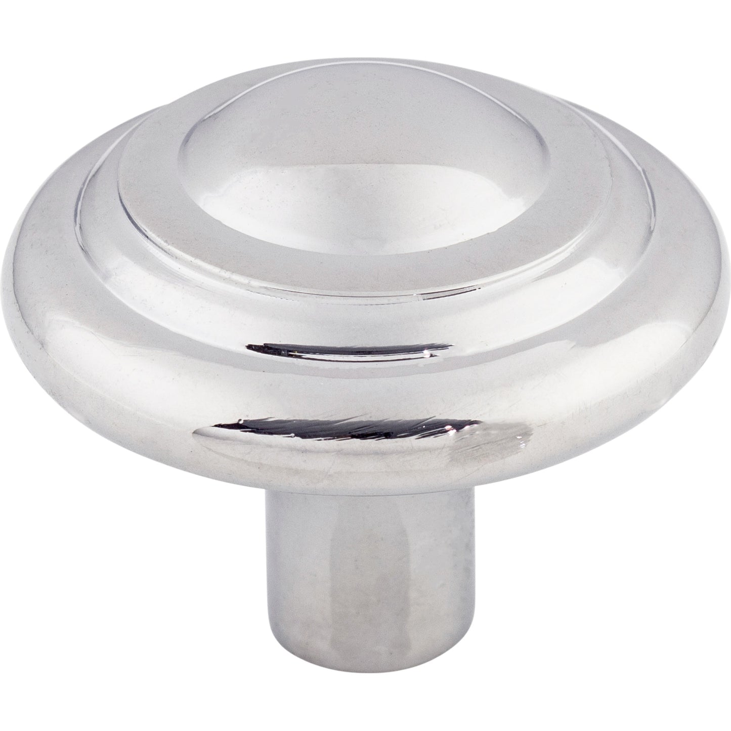 Top Knobs M2036 Aspen II Button Knob 1 3/4 Inch Polished Chrome
