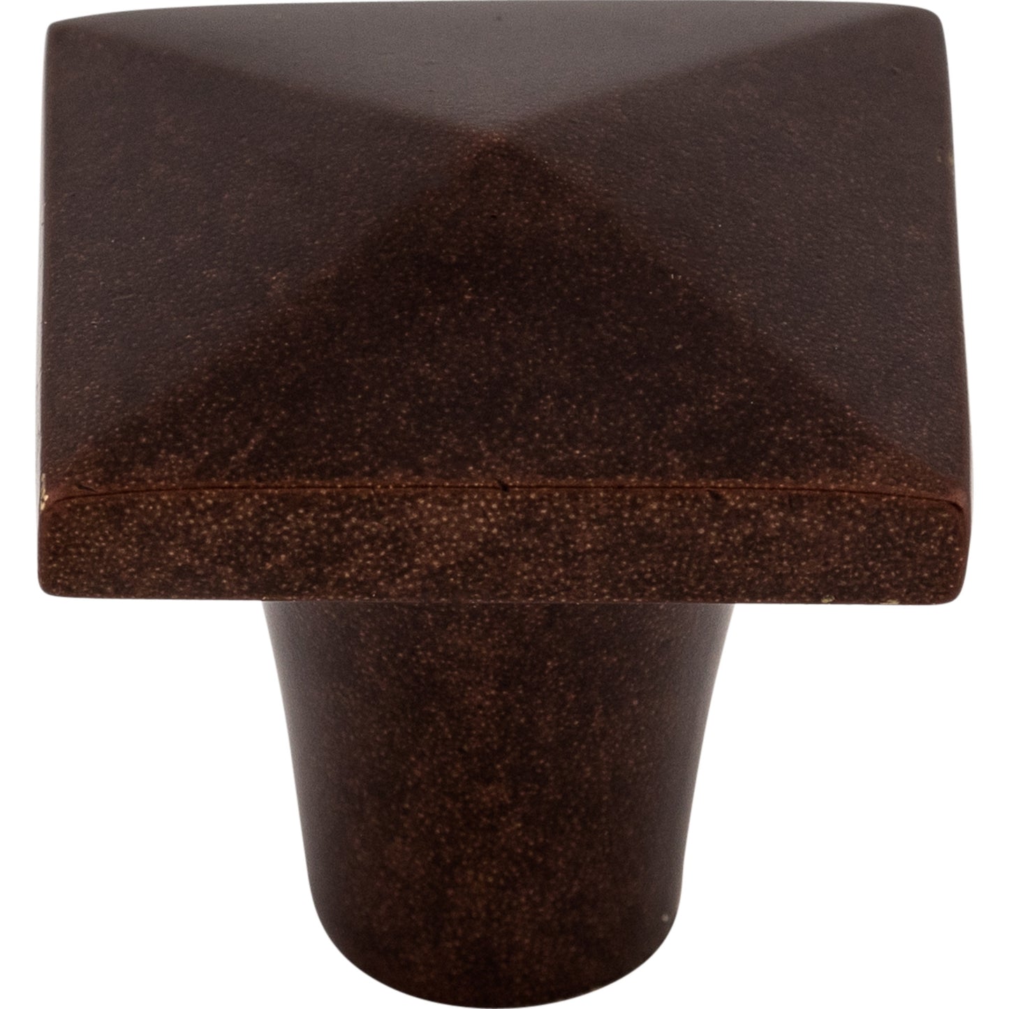 Top Knobs M1518 Aspen Square Knob 1 1/4 Inch Mahogany Bronze