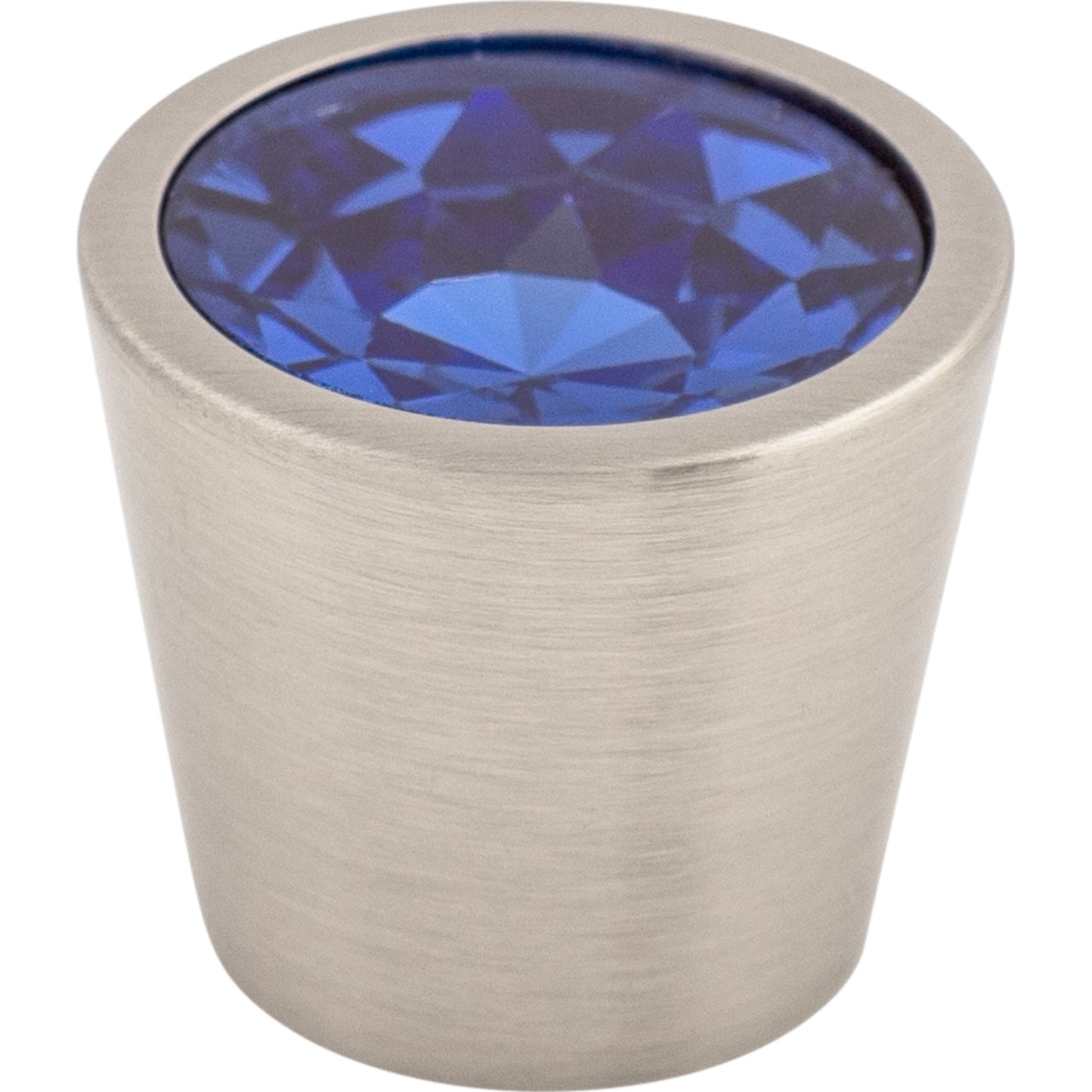 Top Knobs TK132 Blue Crystal Center Knob 13/16 Inch