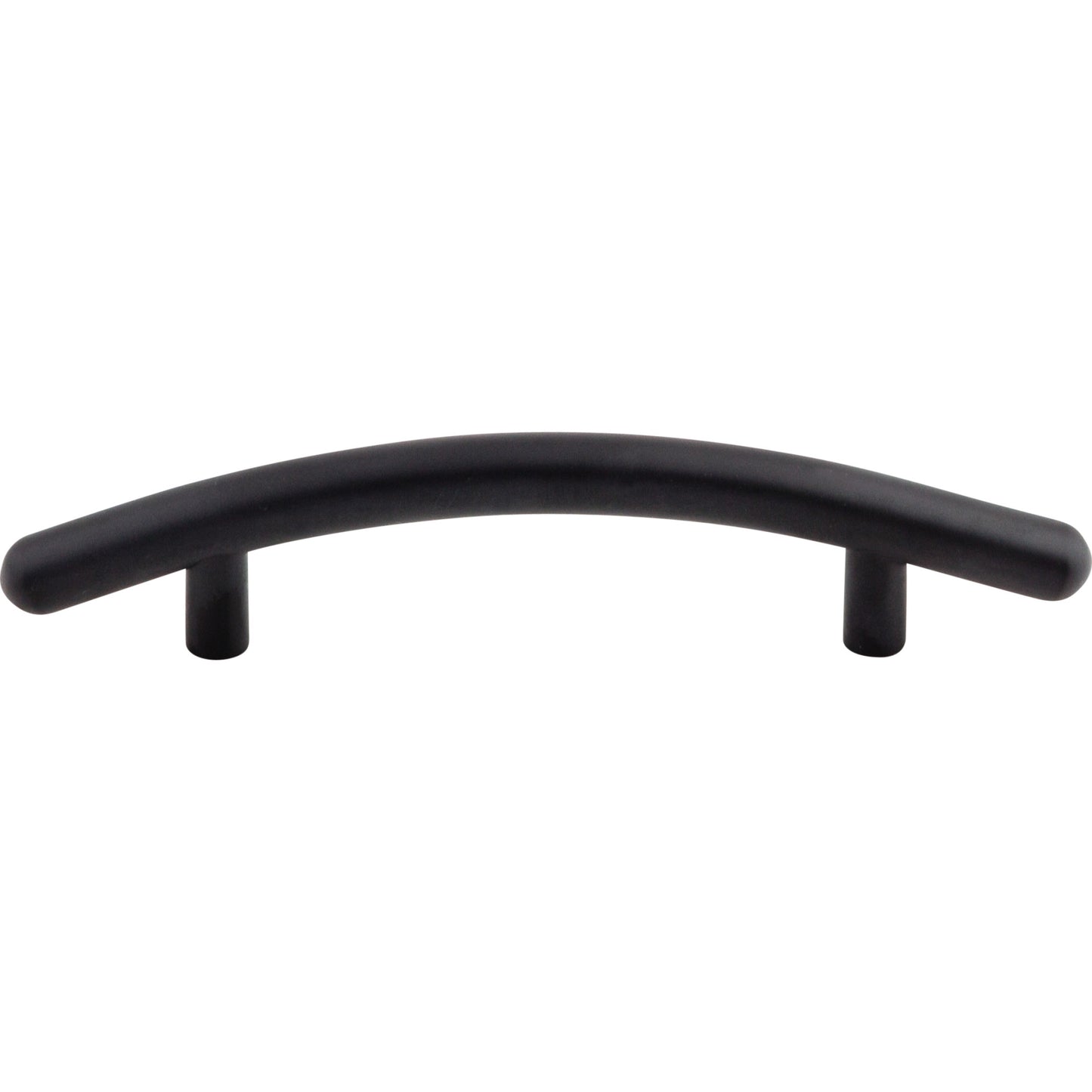 Top Knobs M535 Curved Bar Pull 3 3/4 Inch (c-c) Flat Black