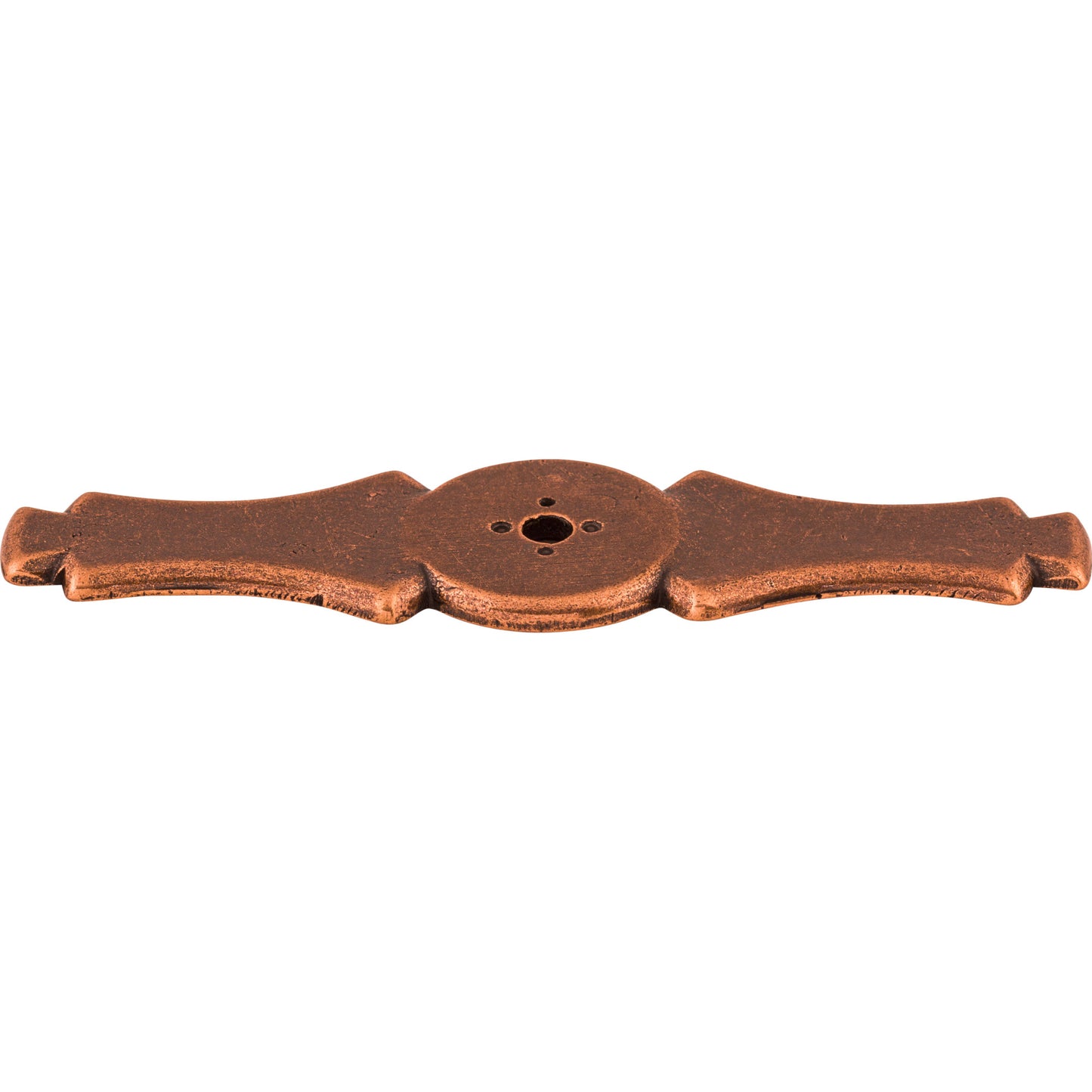 Top Knobs M224 Celtic Backplate 3 5/8 Inch Old English Copper