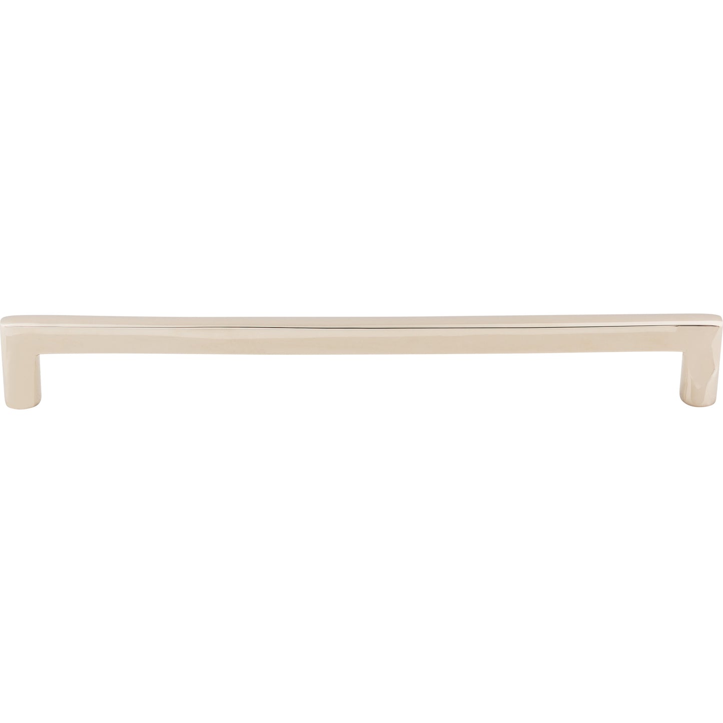 Top Knobs M1983 Aspen II Flat Sided Pull 12 Inch (c-c) Polished Nickel