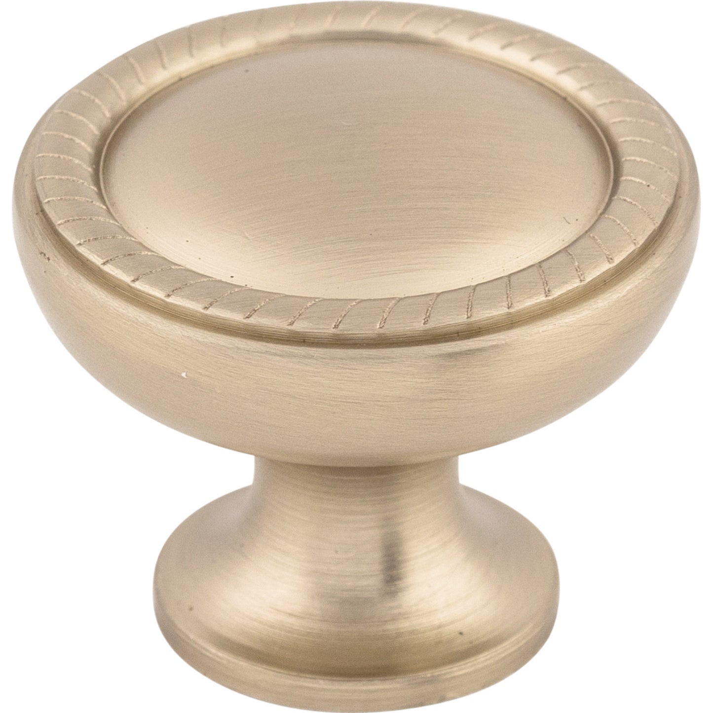 Top Knobs M1671 Emboss Knob 1 1/4 Inch Brushed Bronze