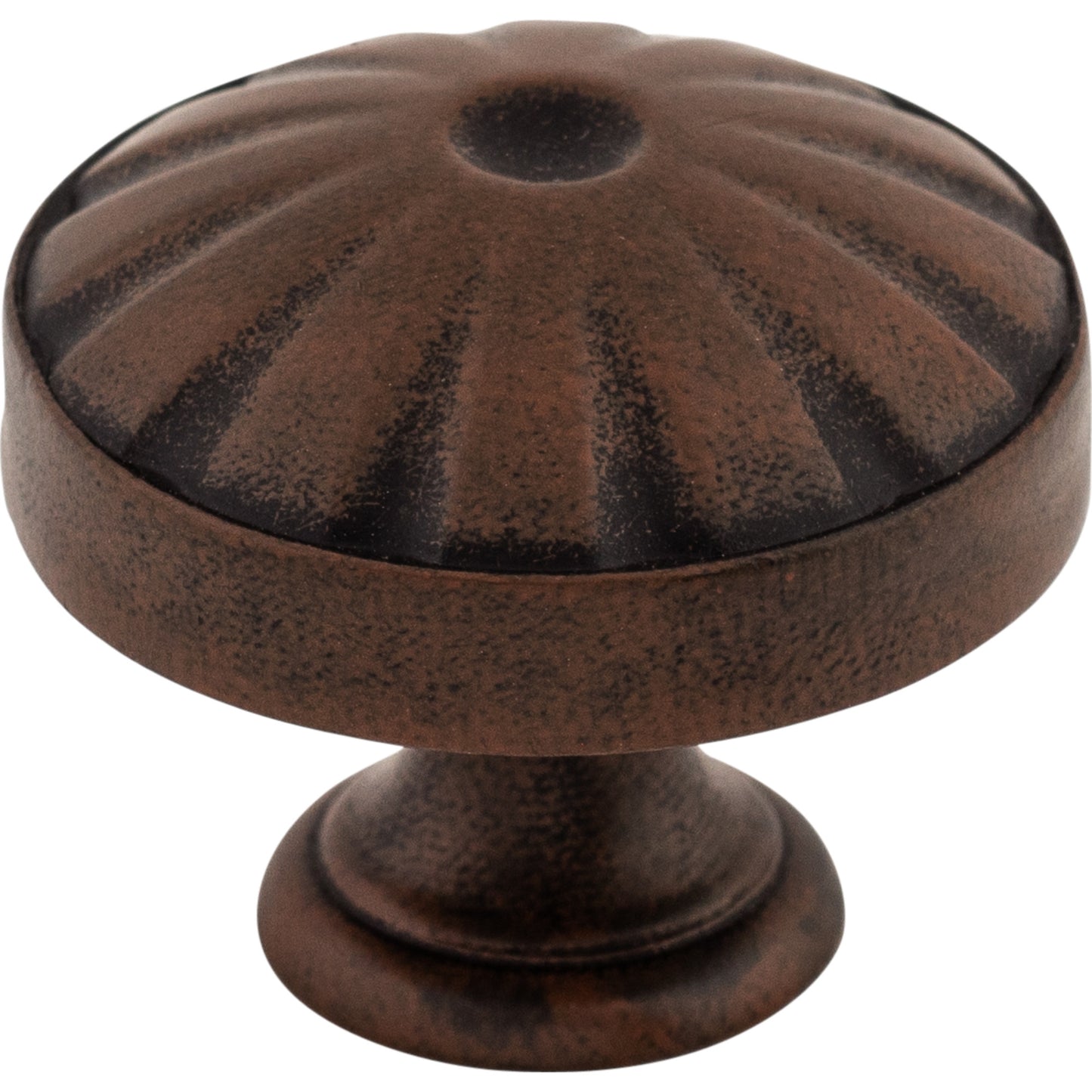 Top Knobs M1222 Hudson Knob 1 1/4 Inch Patina Rouge