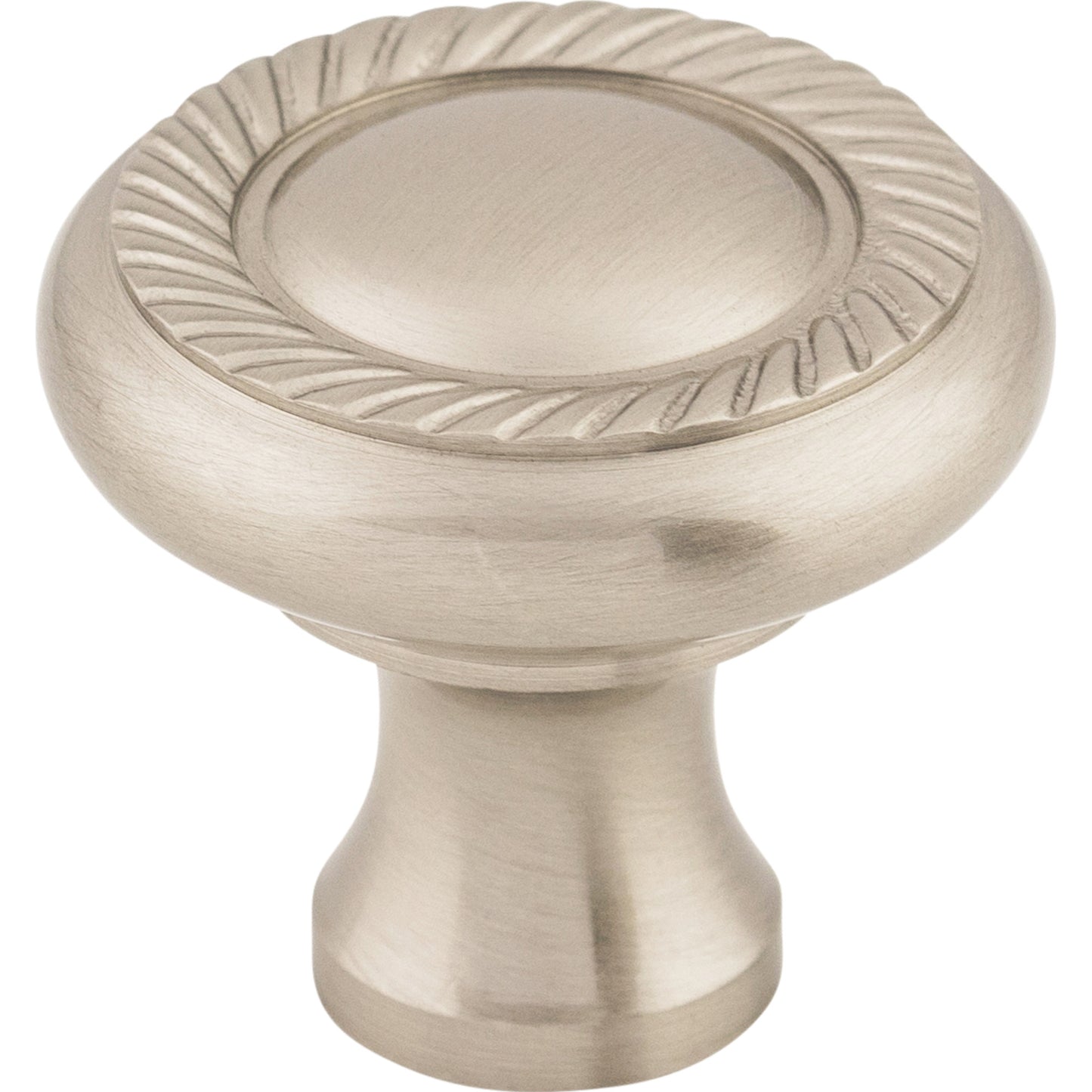 Top Knobs M326 Swirl Cut Knob 1 1/4 Inch Brushed Satin Nickel