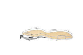 Rev-A-Shelf 18" Cloud Blind Corner Organizer Left Hand Pull Out 5371-18-MP-L