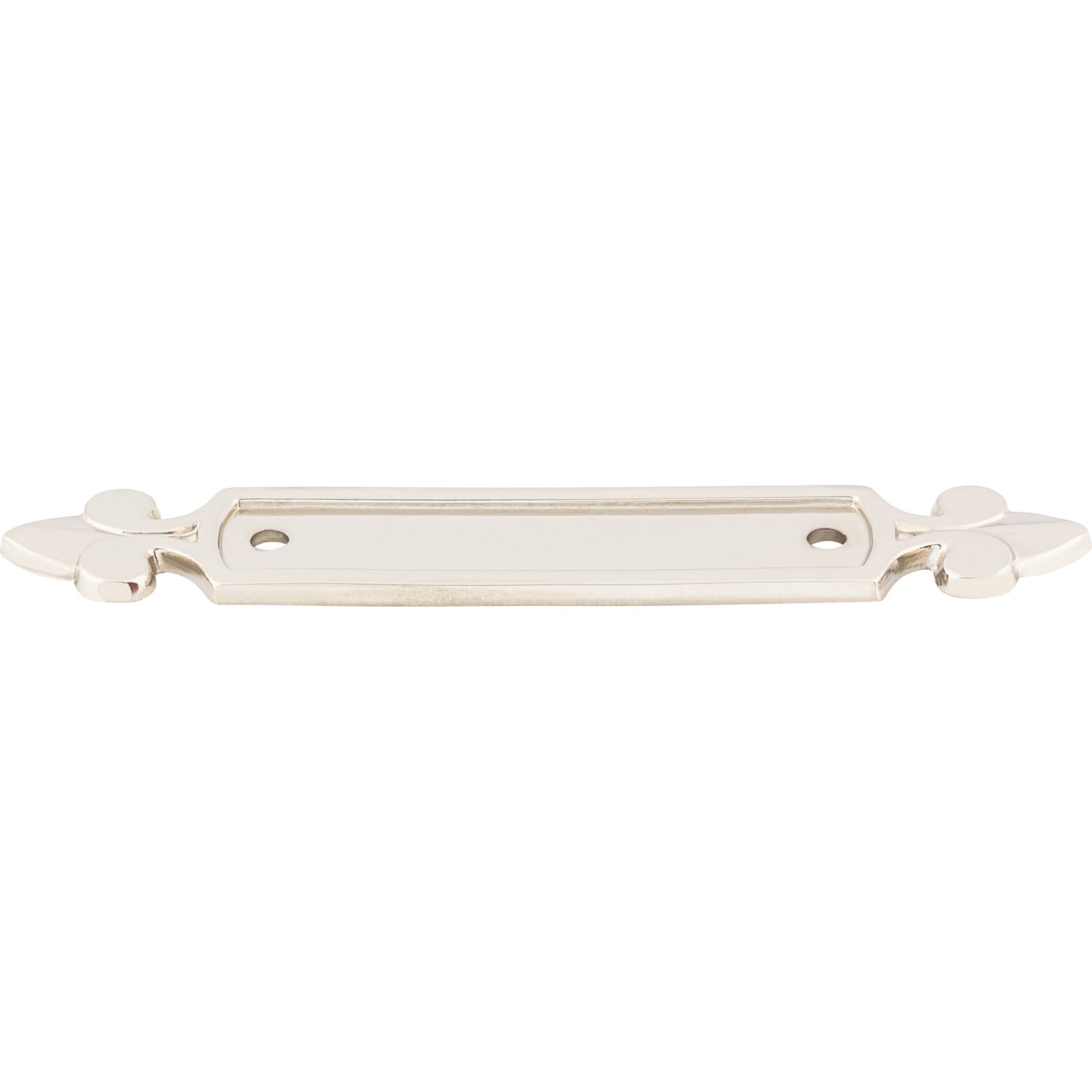 Top Knobs M2133 Dover Backplate 2 1/2 Inch (c-c) Polished Nickel