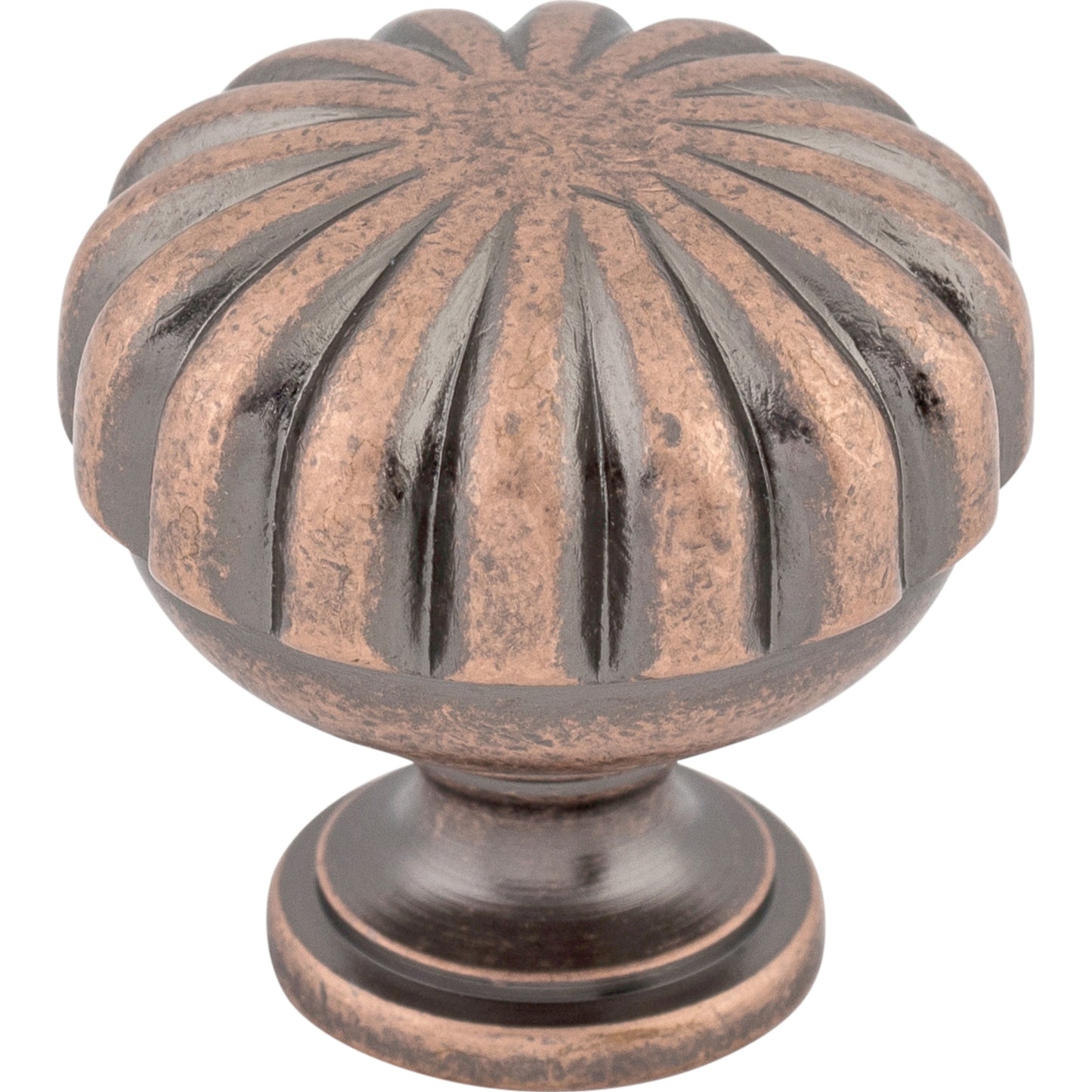 Top Knobs M323 Melon Knob 1 1/4 Inch Antique Copper