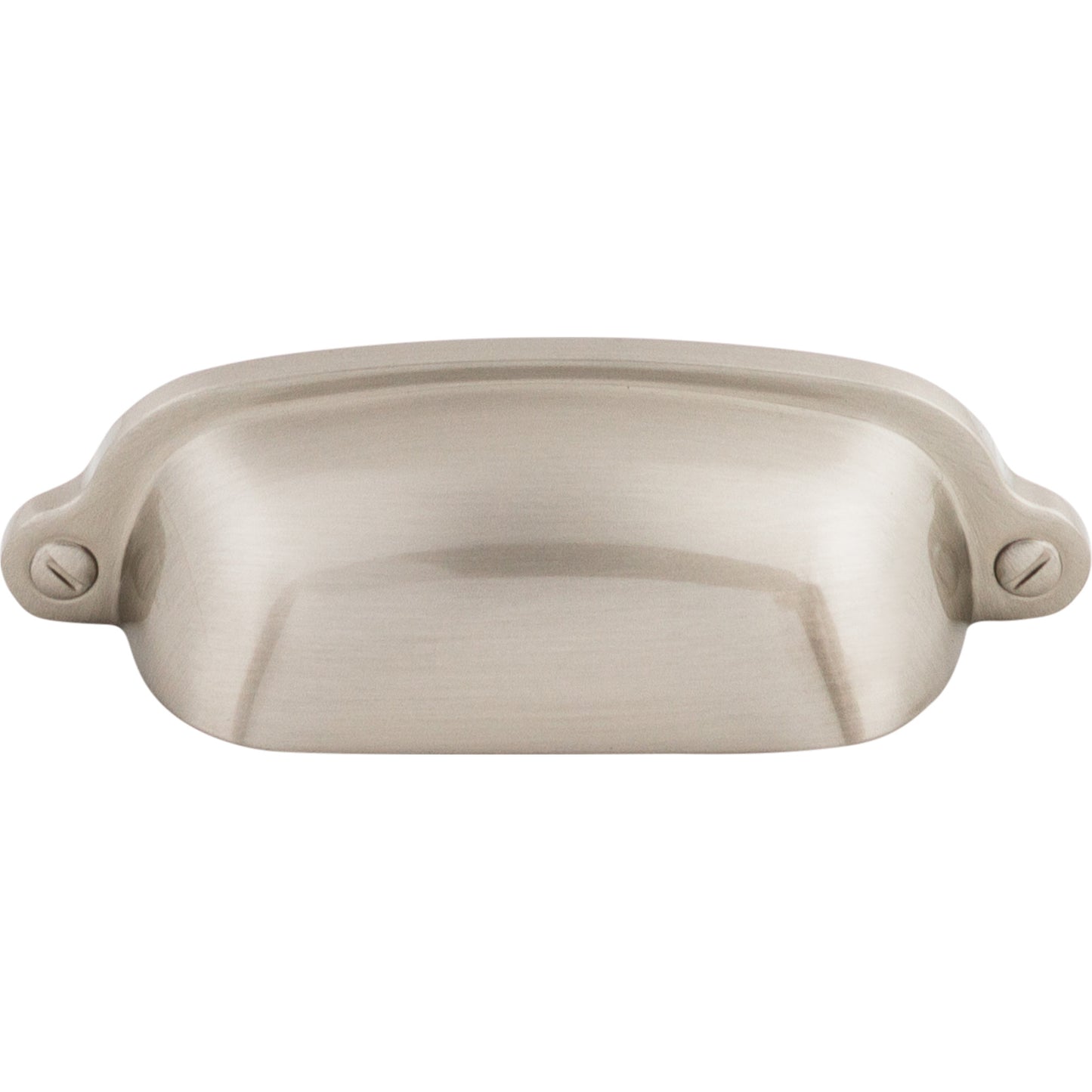 Top Knobs M1300 Charlotte Cup Pull 2 9/16 Inch (c-c) Brushed Satin Nickel