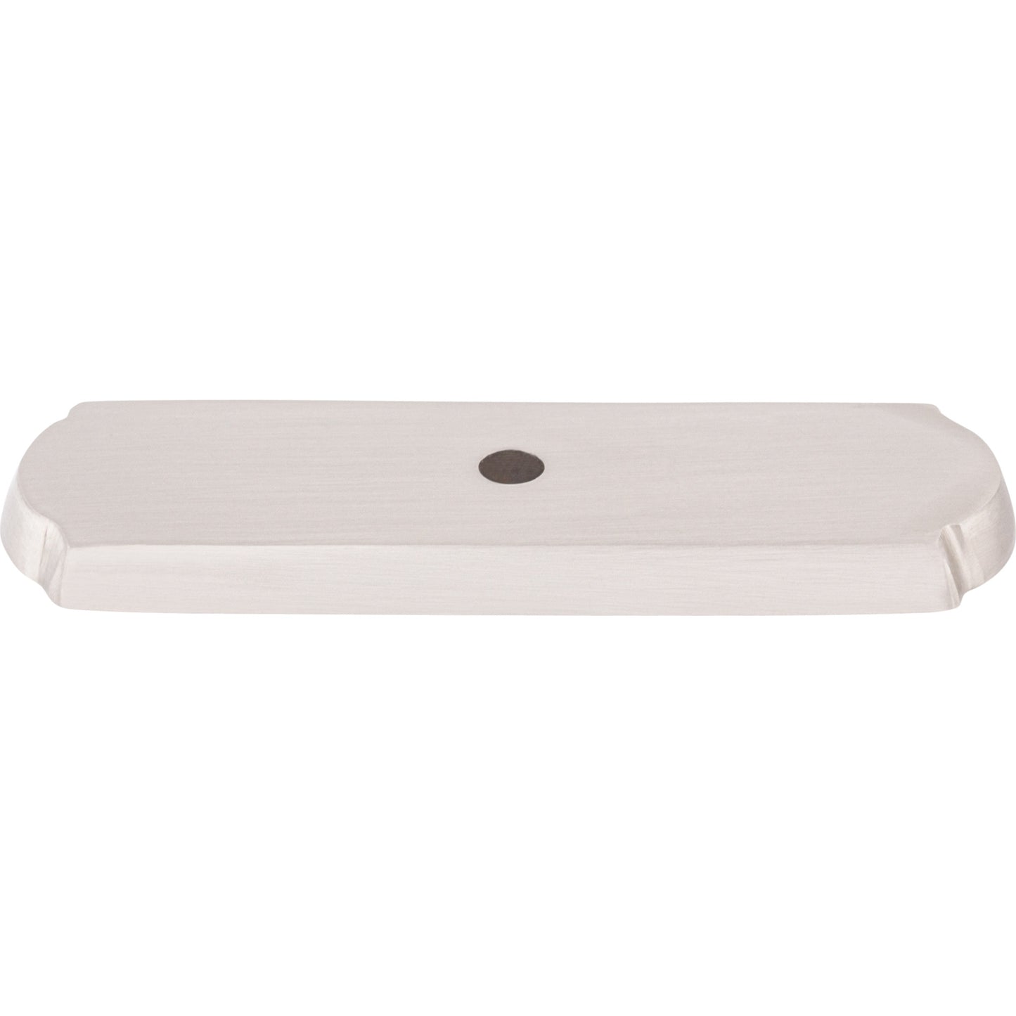 Top Knobs M2008 Aspen II Rectangle Backplate 2 1/2 Inch Brushed Satin Nickel