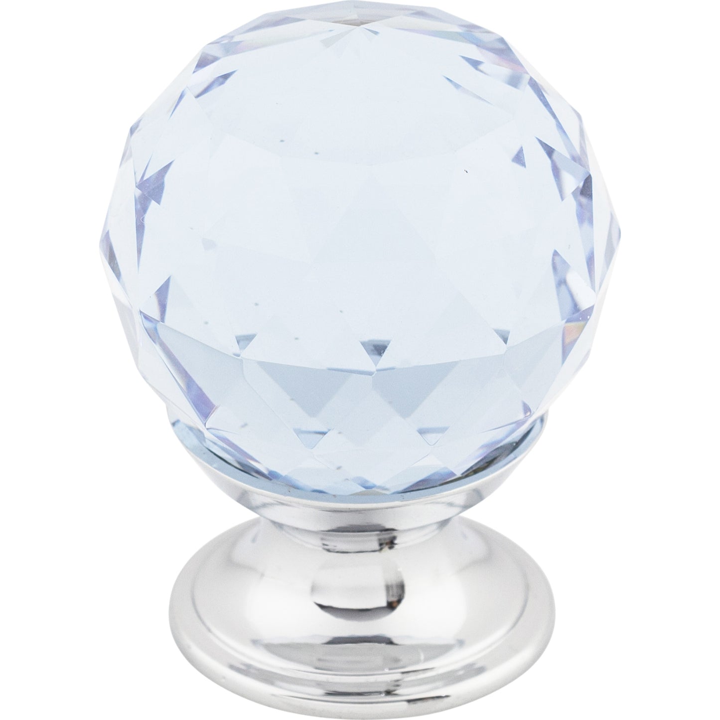 Top Knobs TK113 Light Blue Crystal Knob 1 1/8 Inch
