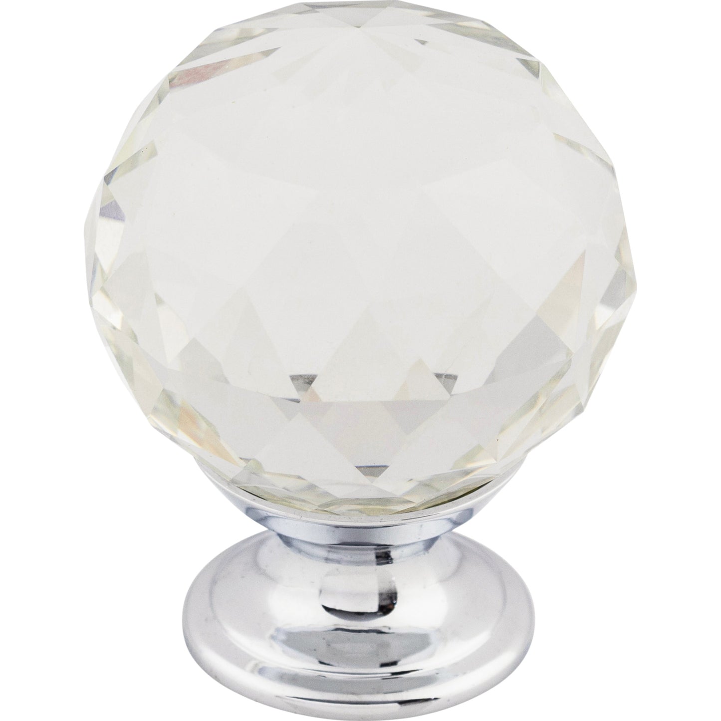 Top Knobs TK126 Clear Crystal Knob 1 3/8 Inch
