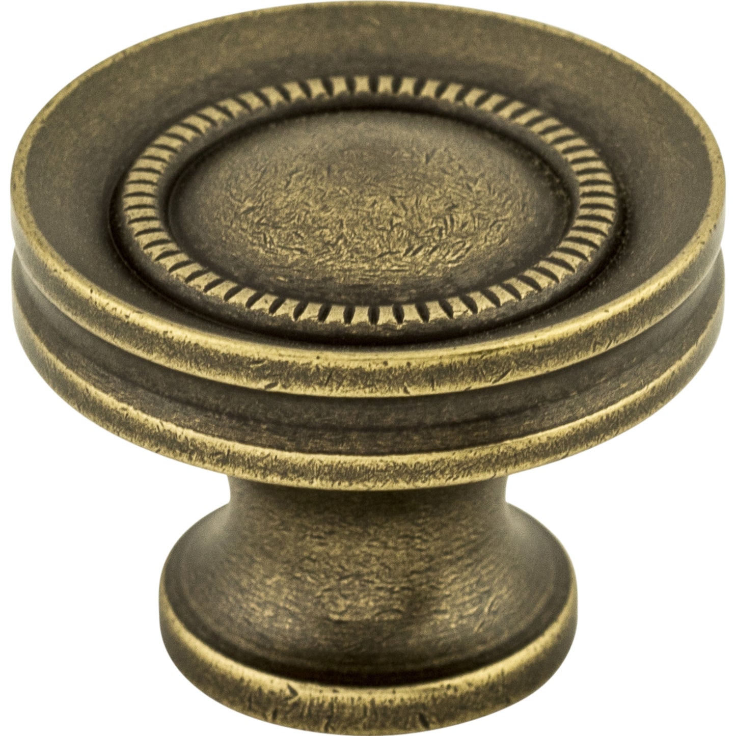Top Knobs M295 Button Faced Knob 1 1/4 Inch German Bronze