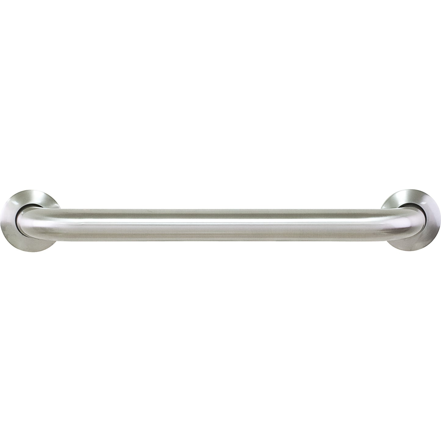 Elements GRAB Grab Bar Collection Grab Bar. 1-1/2" Diameter, 18/8 Stainless Steel, 3" Base Diameter, 1-1/2" wall clearance. Concealed Mount. For persons up to 500 lb Installation Hardware and Instructions Included.Meets ADA requirements.